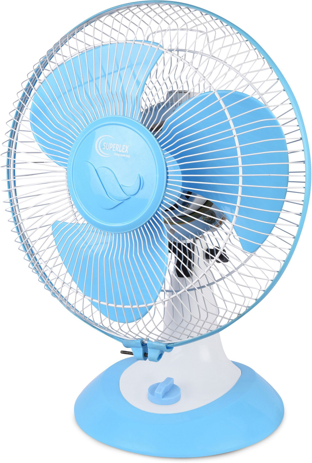 Image of PARADISEECOM 300 mm /12 inch Ultra High Speed Table Fan & Desk Fan, 3Blade For Home /OfficeV40 Silent Operation 300 mm Table Fan (5 Star | White | Pack of 1)