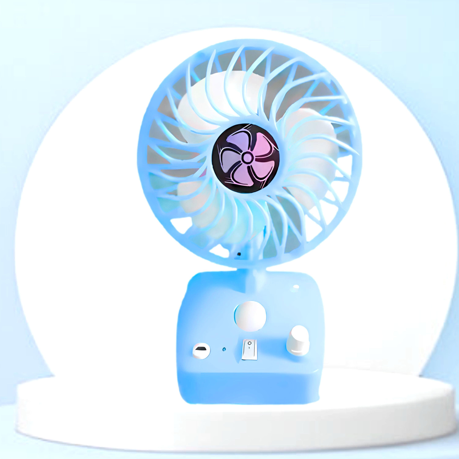 Image of Windar Mini Ac Cooler for Room Cooling 300mm(12Inch.) Electric Table Fan For HomeXE408 Silent Operation 300 mm Table Fan (5 Star | White | Pack of 1)