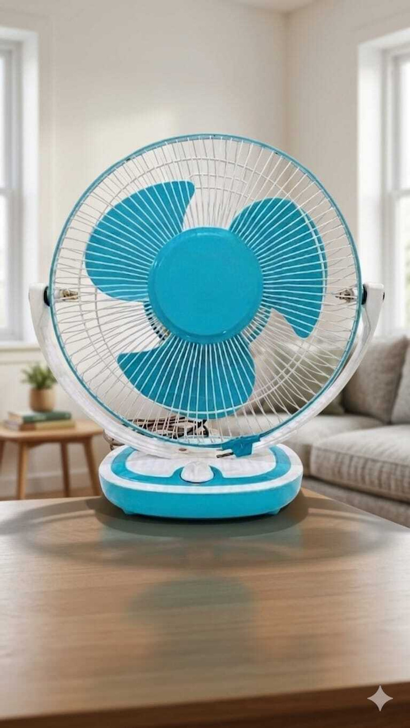 Image of Windar Mini Ac Cooler for Room Cooling 300mm(12Inch.) Electric Table Fan For HomeXE408 Silent Operation 300 mm Table Fan (5 Star | White | Pack of 1)