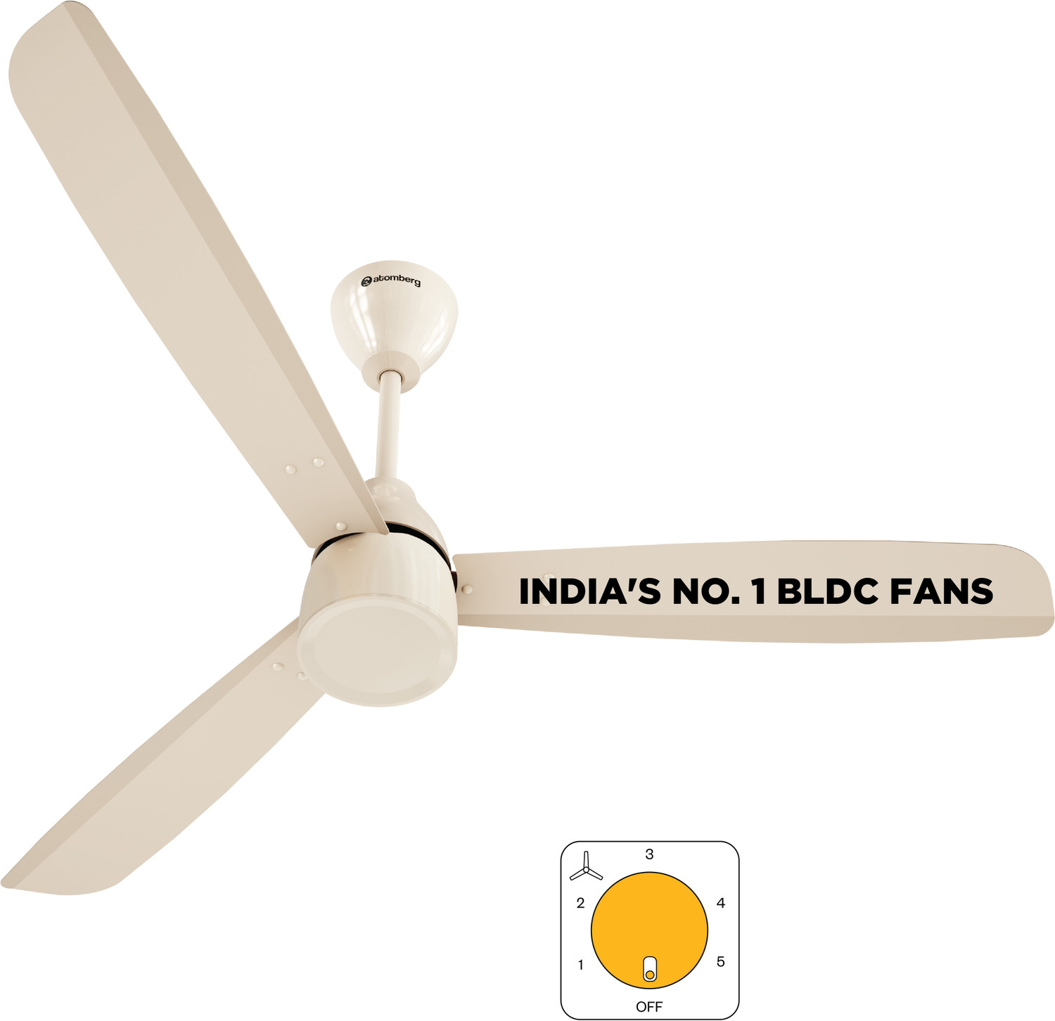 Image of Paras Green Smart Premium 32 Watt with 2 Year Warranty Remote Controlled, BLDC Motor with Remote, Ultra High Speed 1200 mm Ceiling Fan (Brown | Pack of 1)