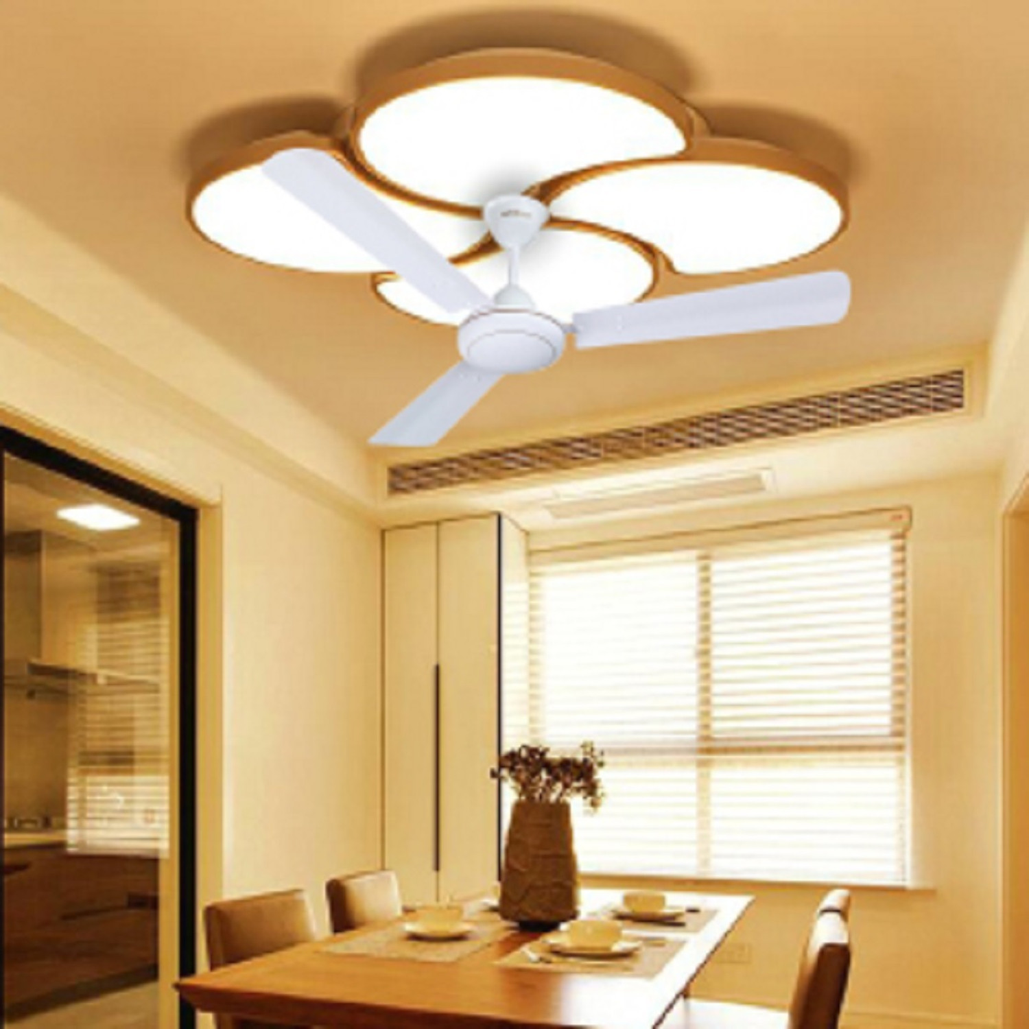 Image of Crompton Premion AVANCER SWIRL with 5 Year Warranty 1200 mm Ceiling Fan (3 Star | Dark Sapphire | Pack of 1)