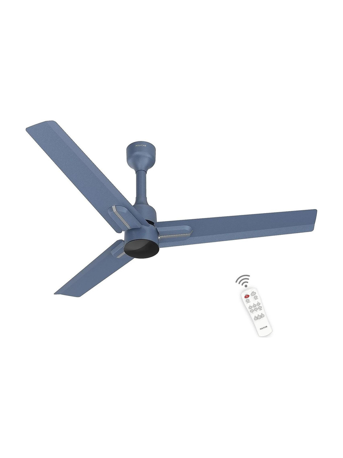 Polycab Wizzy Neo100% CopperHigh Air Delivery with 4 Year Warranty BLDC Motor with Remote 1200 mm Ceiling Fan
