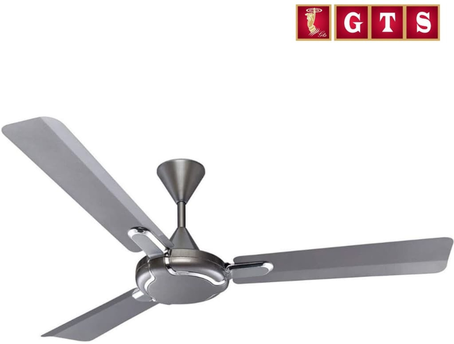 Image of Lazer Super Breeze Ornate with 2 Year Warranty Anti Dust 1200 mm Ceiling Fan (Rich Grey Chrome | Pack of 1)