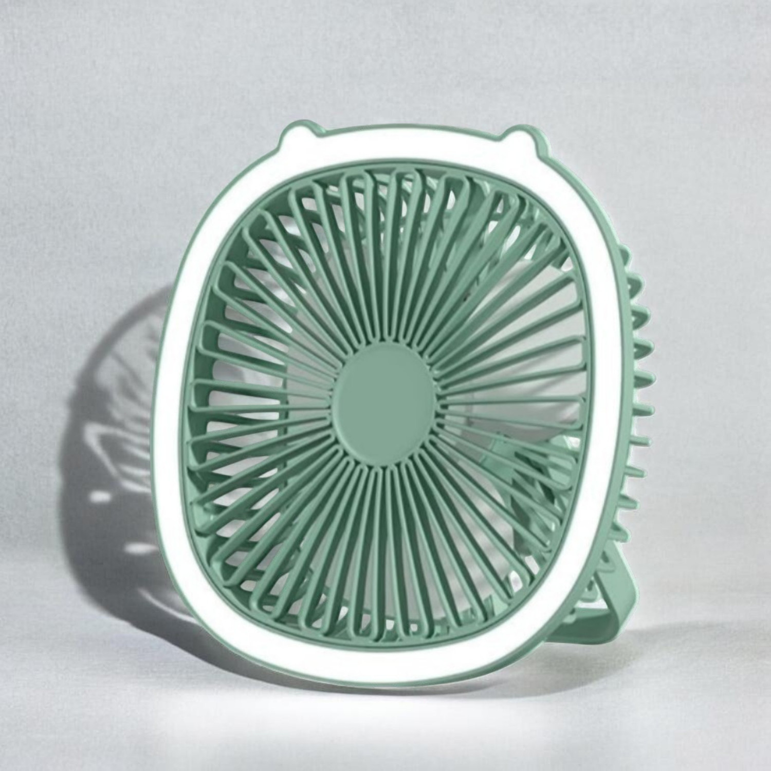Image of Gatushop High Speed Rechargeable Table Fan with LED Light For Office Desk, Home F3546 Ultra High Speed 1400 mm Table Fan (5 Star | Multicolor | Pack of 1)