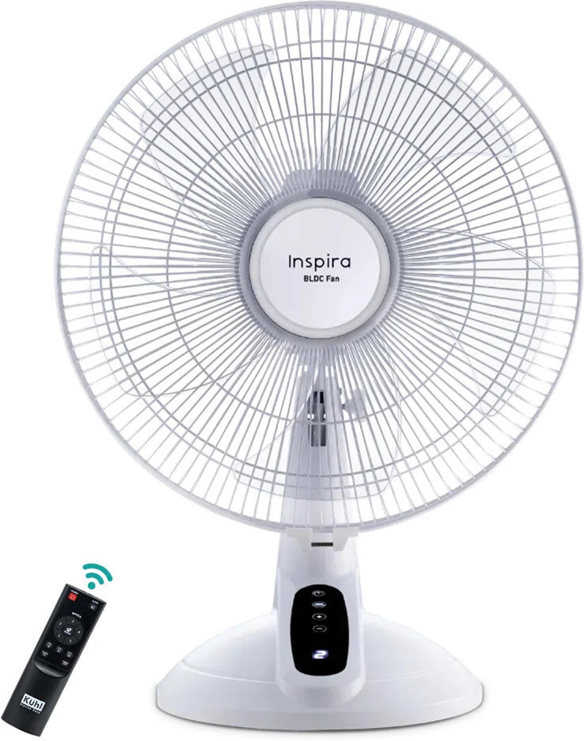 Image of SOLVEXIA USB Rechargeable Fan with Powerful LED Light Portable Desk Fan Personal Mini Fan Remote Controlled Table Fan (Multicolor | Pack of 1)