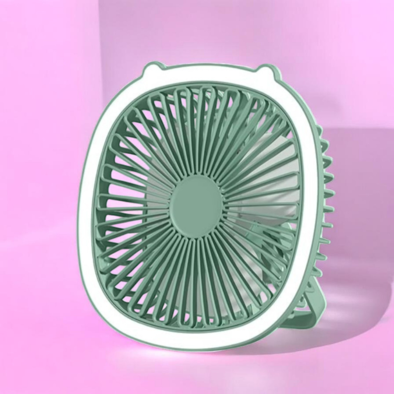 Image of DAKSHWAY High Speed Rechargeable Table Fan with LED Light For Office Desk, Home F3609 Ultra High Speed 1400 mm Table Fan (5 Star | Multicolor | Pack of 1)