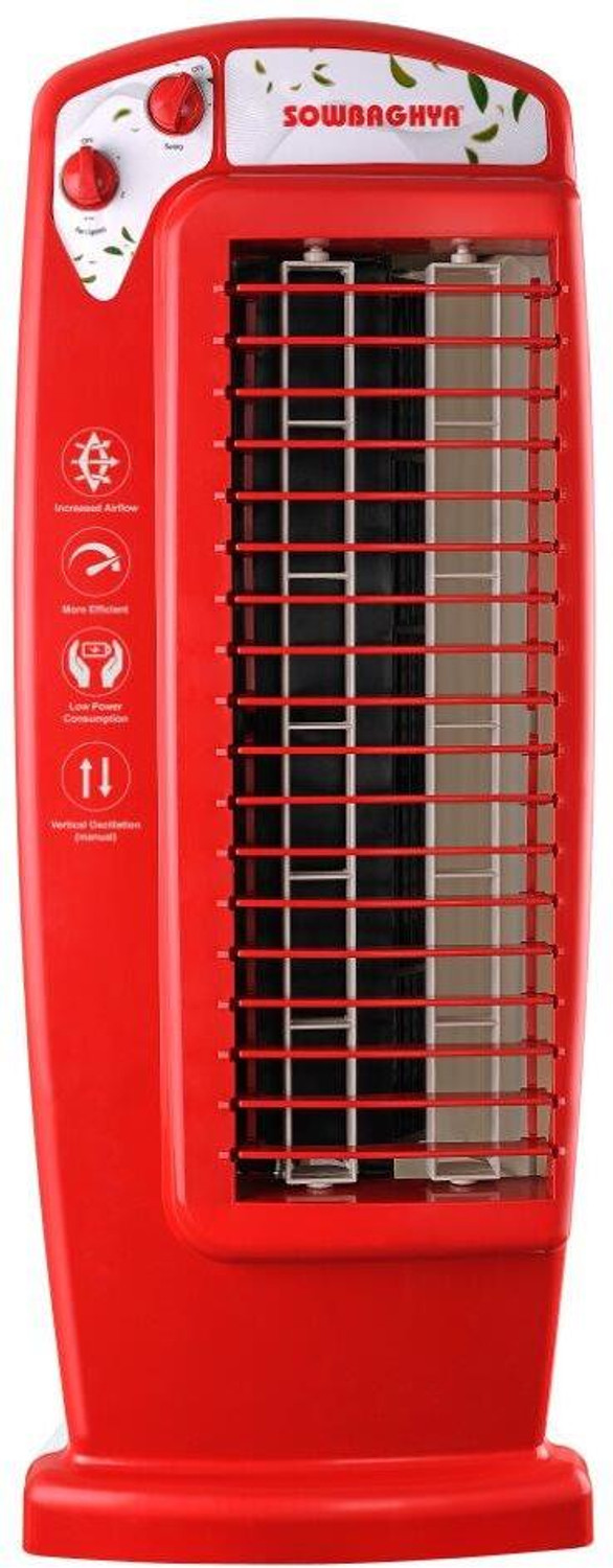 Image of RR KABLE 35 L Tower Air Cooler (White & Black, Estella)
