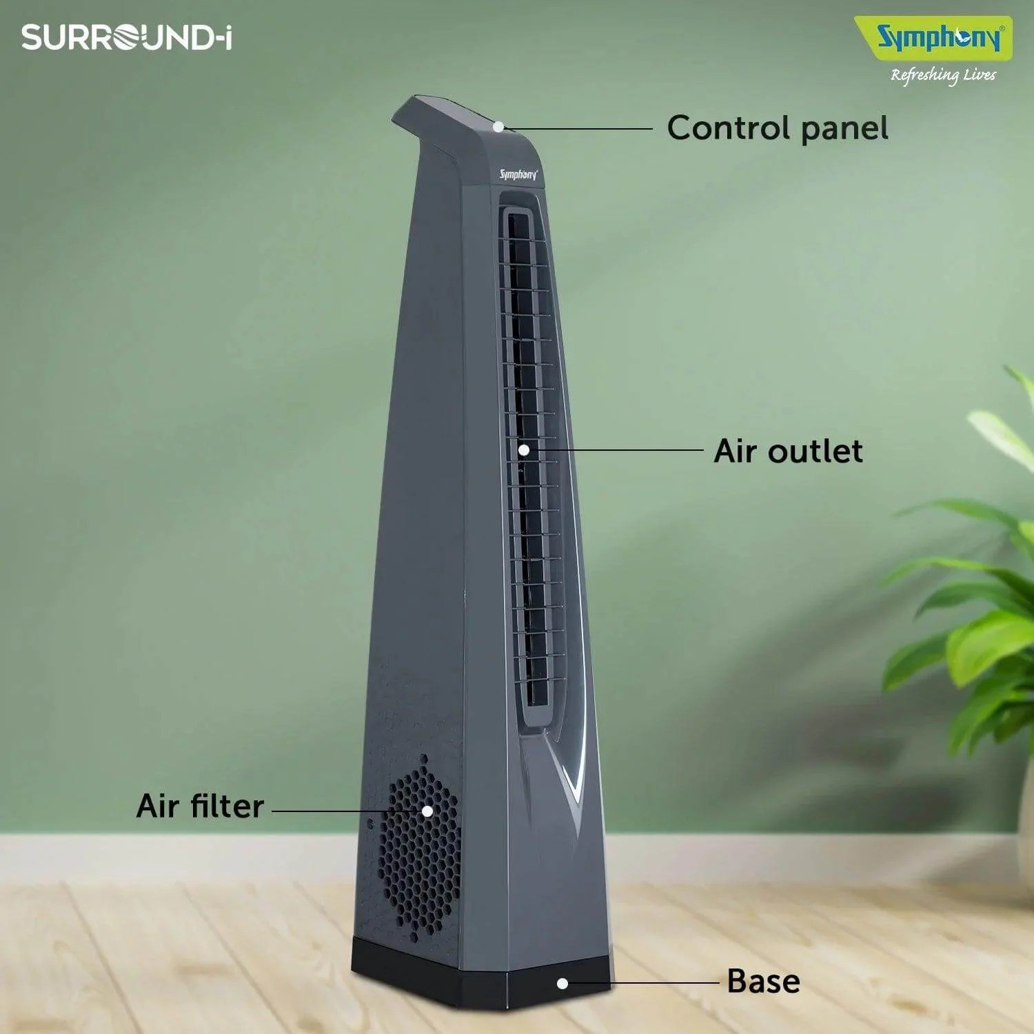 Symphony Surround I Tower Fan, 12 Months Warranty - Image 5