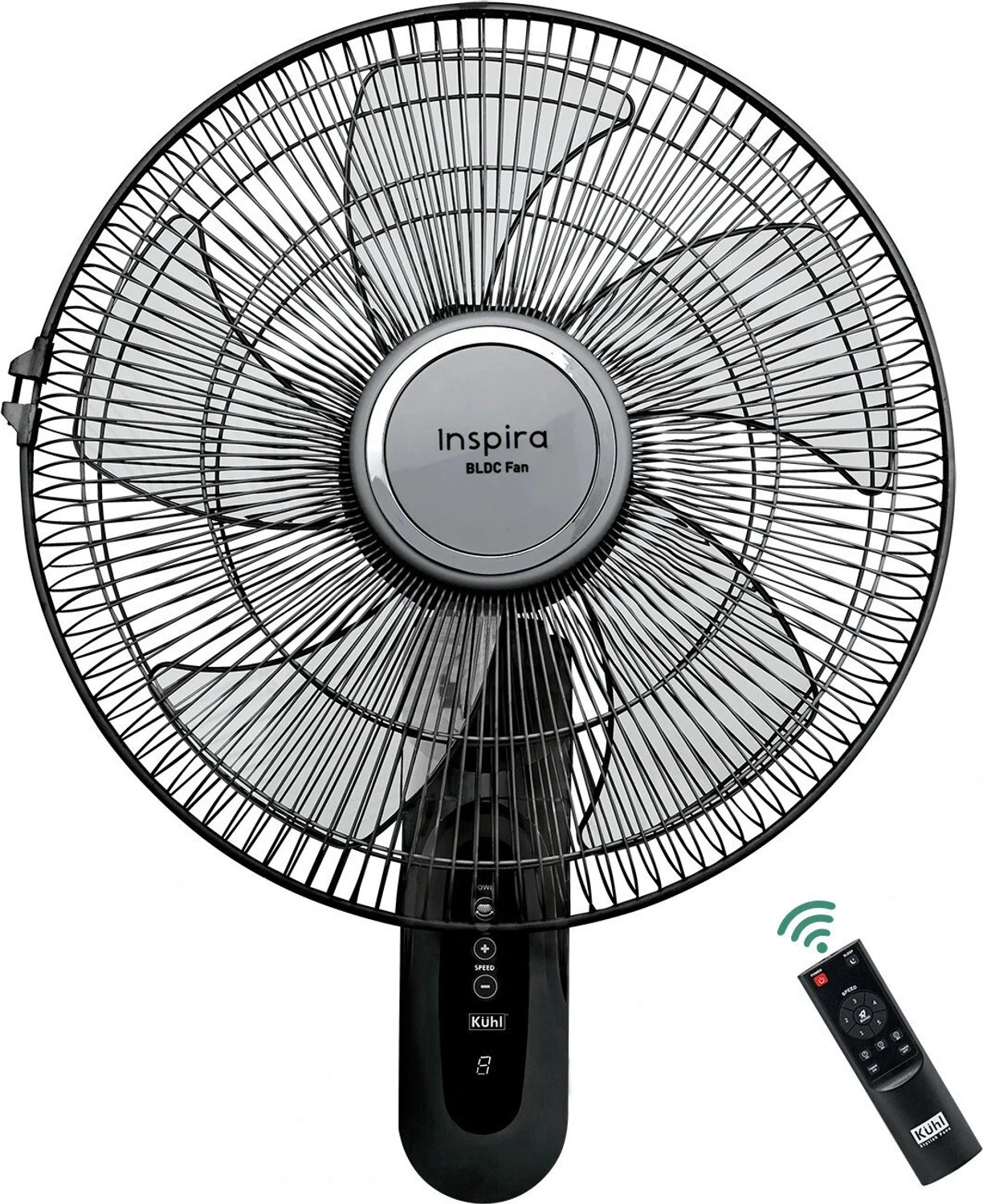 Image of Atomberg SilenceAire Hi-Speed6 SpeedsSilent wall fanHome&OfficeRemoteEnergy Saving with 2 Year Warranty BLDC Motor with Remote 400 mm Wall Fan (5 Star | Aegean Blue | Pack of 1)