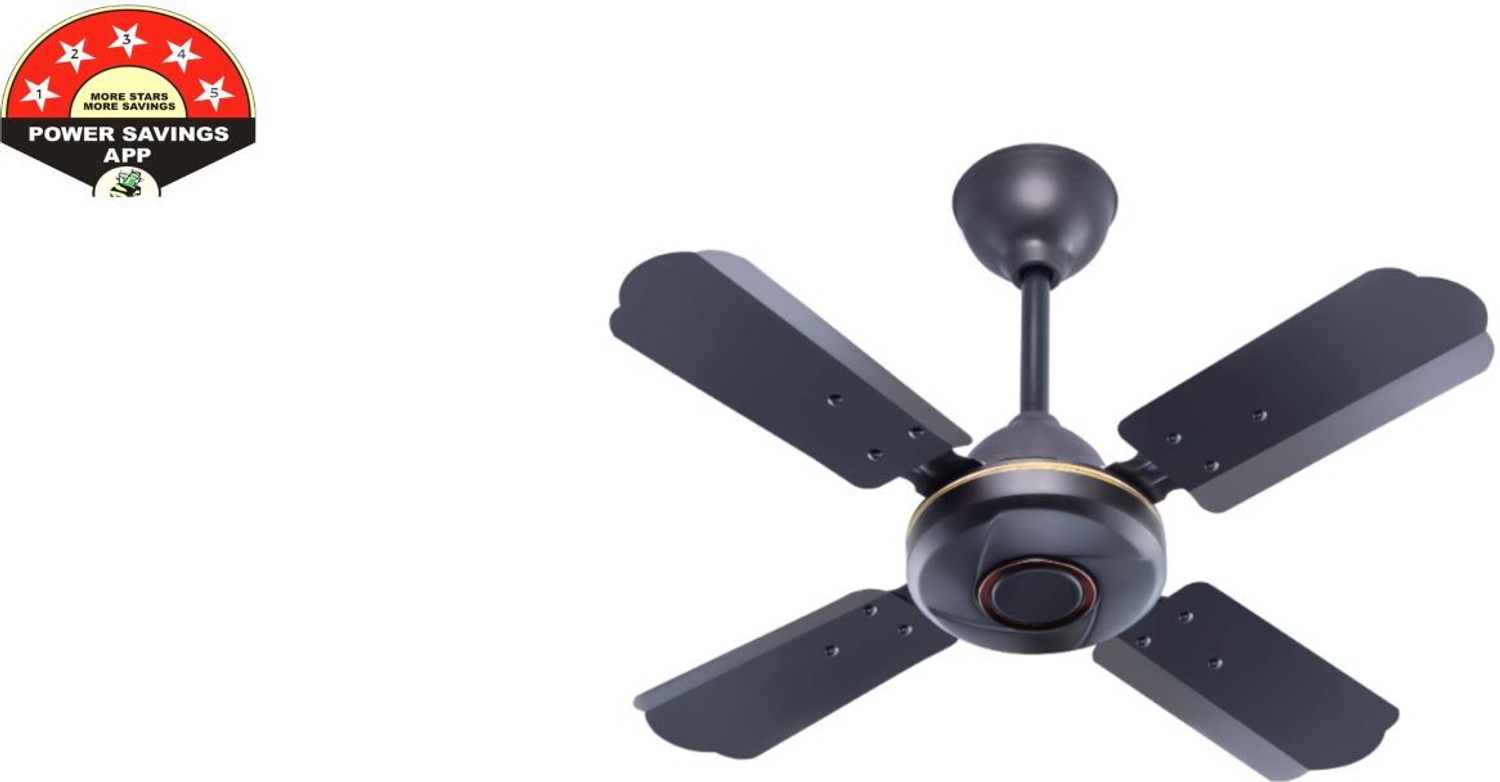 Image of Lazer Super Breeze Ornate with 2 Year Warranty Anti Dust 1200 mm Ceiling Fan (Rich Grey Chrome | Pack of 1)