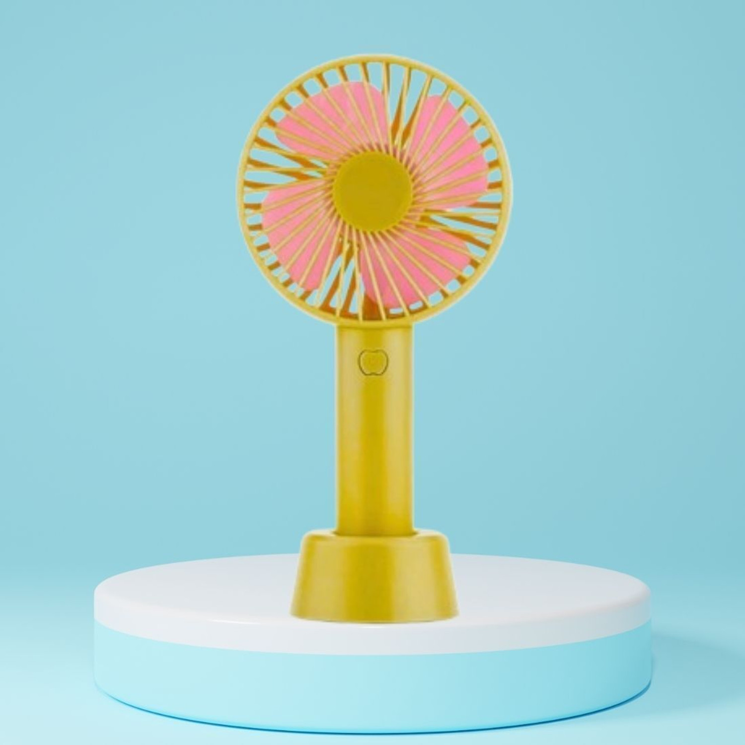 Image of sharda Enterprises Summer Fan (Portable Hand Fan) with Rechargeable For Home /Office /TravelK180 with 1 Year Warranty 1000 mm Pedestal Fan (3 Star | Multicolor | Pack of 1)