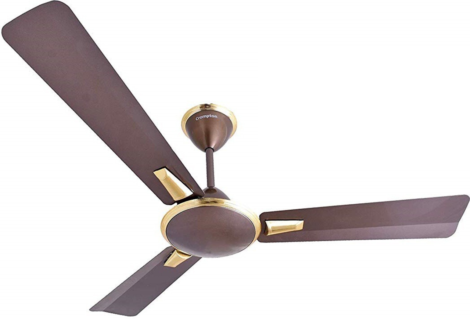 Image of Crompton HIGHSPEED SANTOS ANTIDUST with 2 Year Warranty Anti Dust 1200 mm Ceiling Fan (Americano Brown | Pack of 2)
