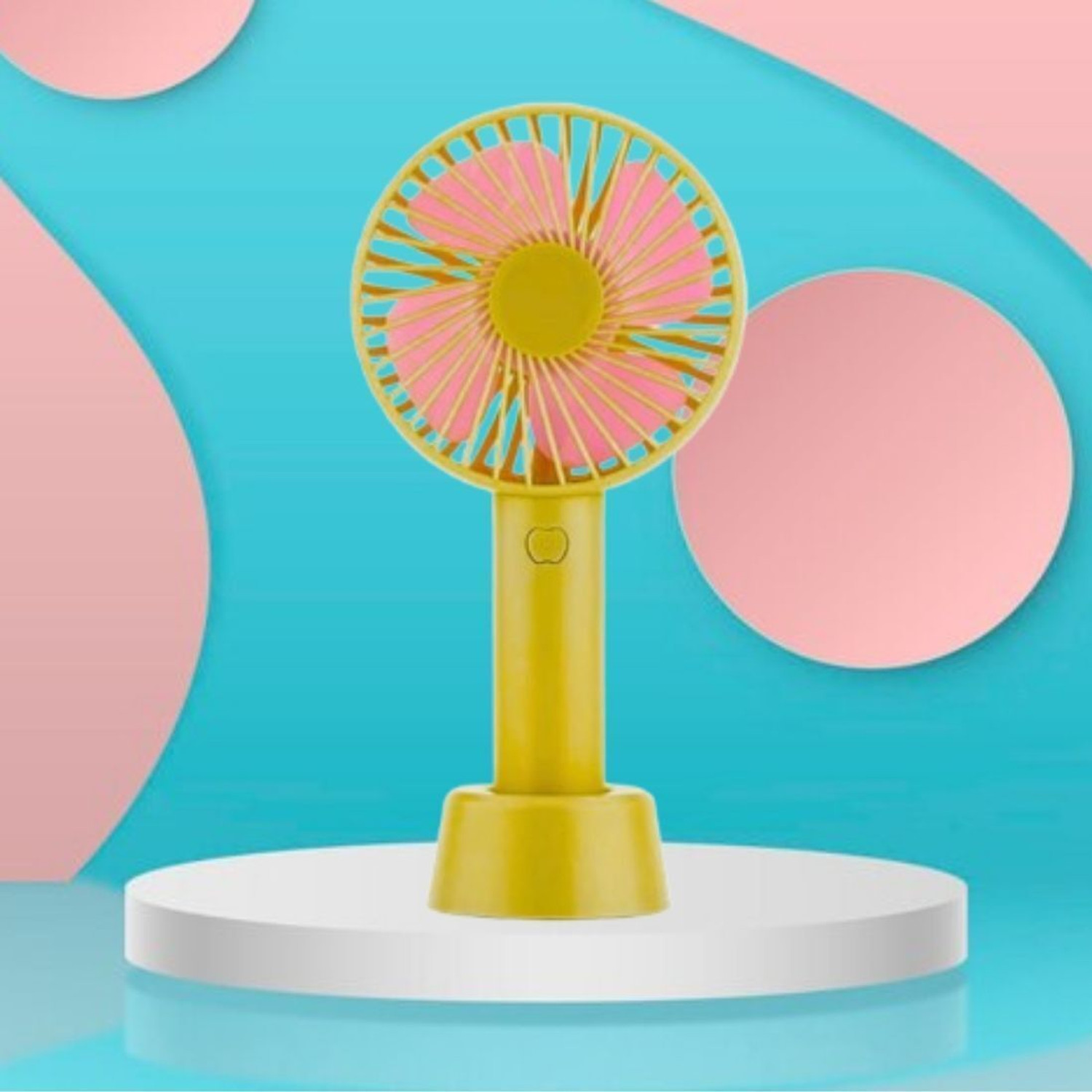 Image of sharda Enterprises Summer Fan (Portable Hand Fan) with Rechargeable For Home /Office /TravelK180 with 1 Year Warranty 1000 mm Pedestal Fan (3 Star | Multicolor | Pack of 1)