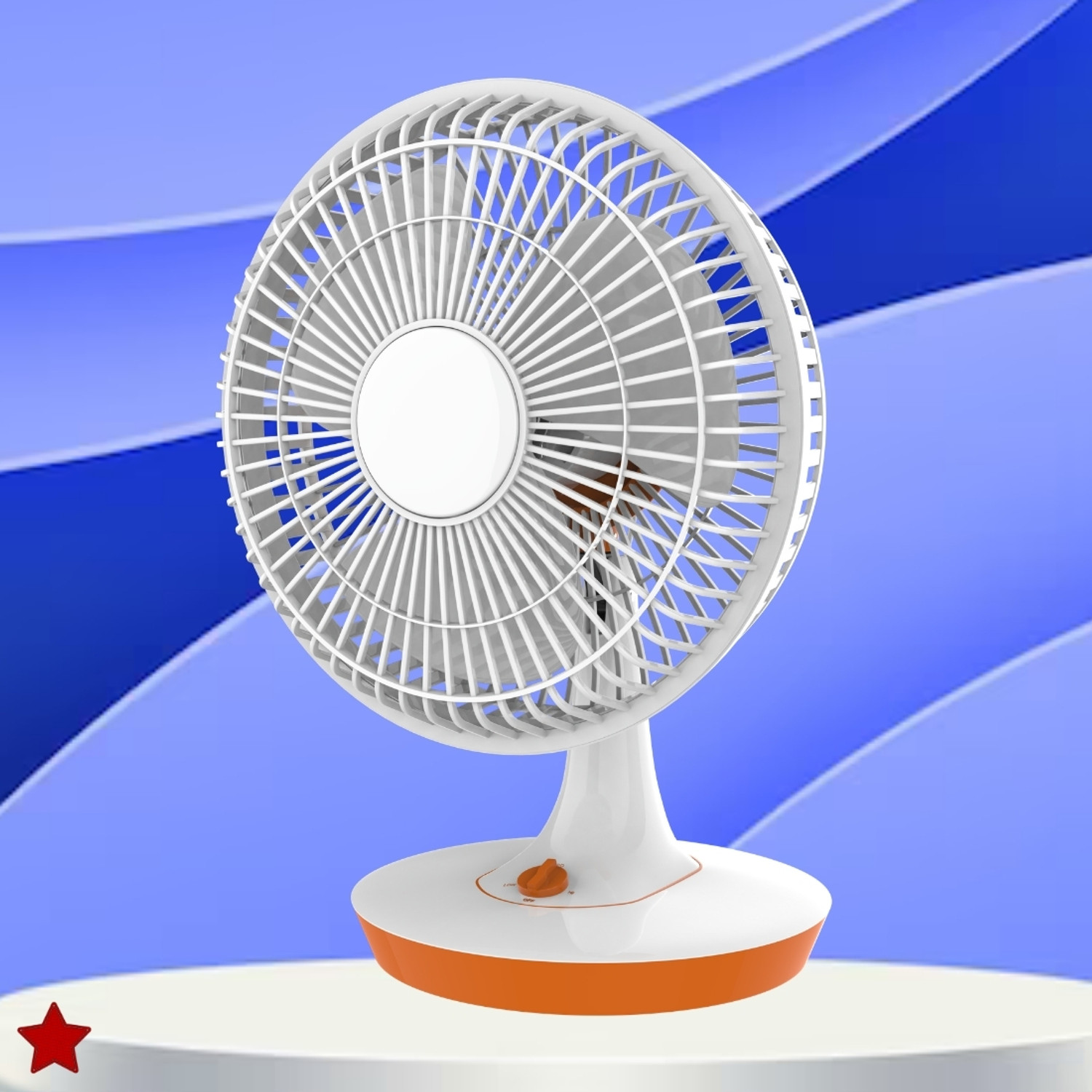 Image of PARADISEECOM 300 mm /12 inch Ultra High Speed Table Fan & Desk Fan, 3Blade For Home /OfficeV196 Silent Operation 300 mm Table Fan (5 Star | White | Pack of 1)