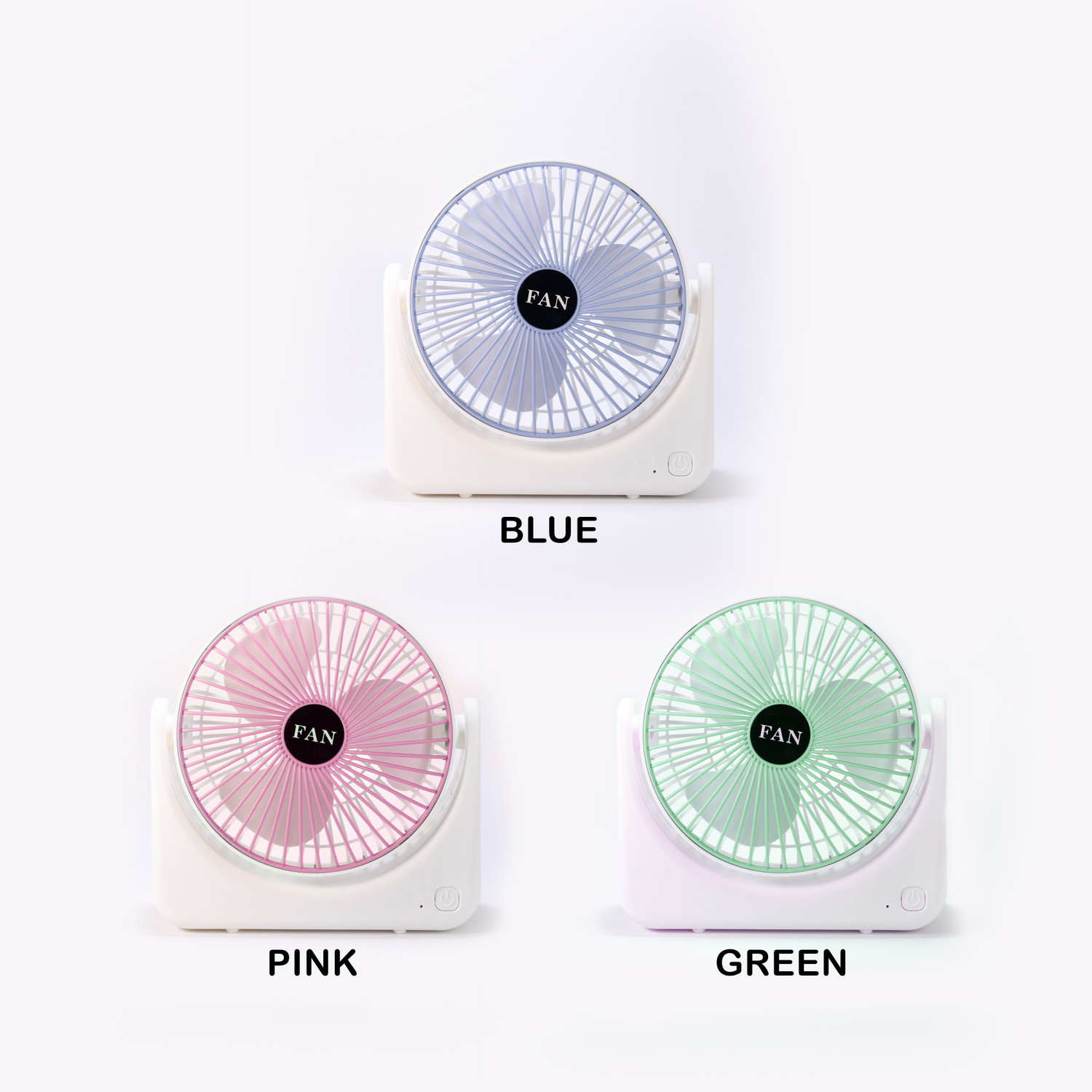 Image of LE'SIJA DECORATIONS Rechargeable Table fan 360with Adjustable USB Charging Battery Operated Ultra High Speed Table Fan (5 Star | multi | Pack of 1)