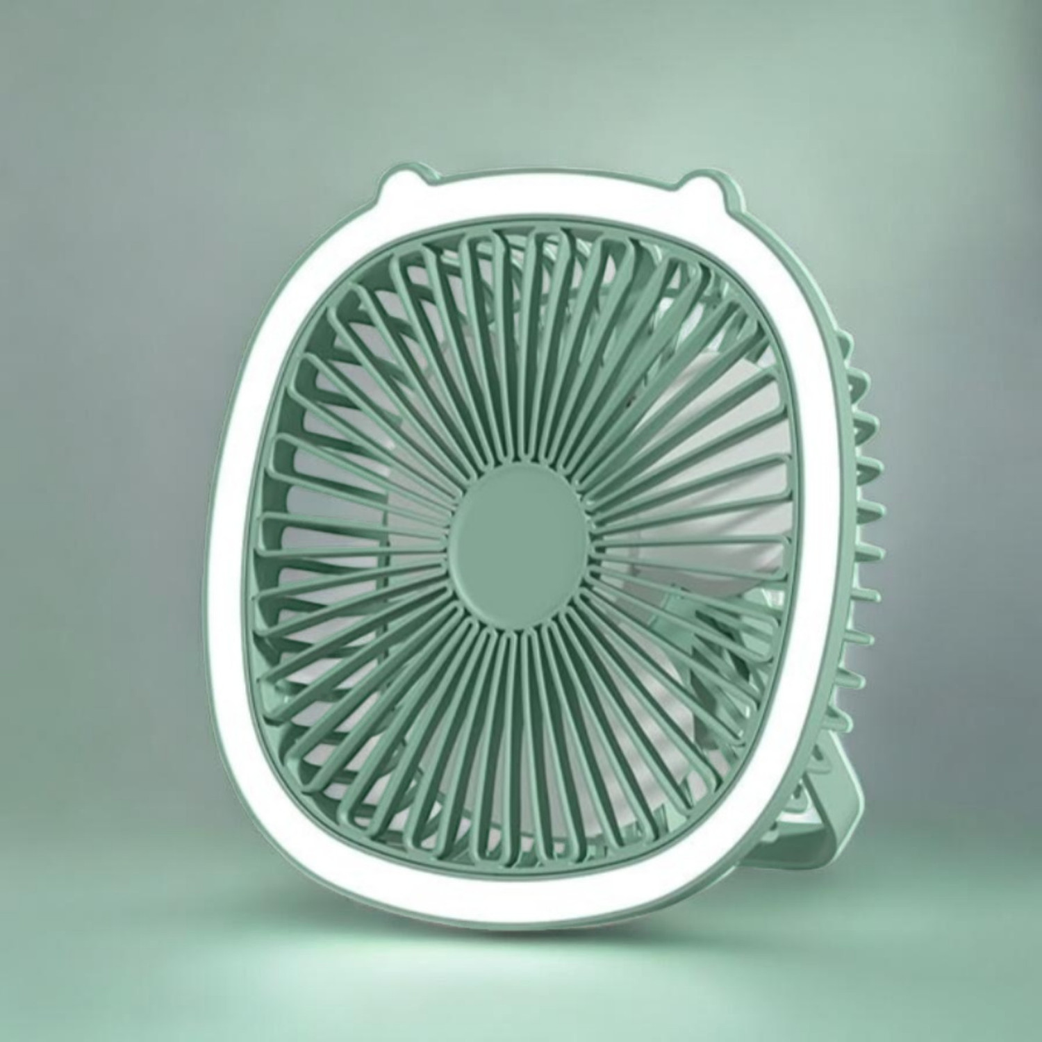 Image of DAKSHWAY High Speed Rechargeable Table Fan with LED Light For Office Desk, Home F3581 Ultra High Speed 1400 mm Table Fan (5 Star | Multicolor | Pack of 1)