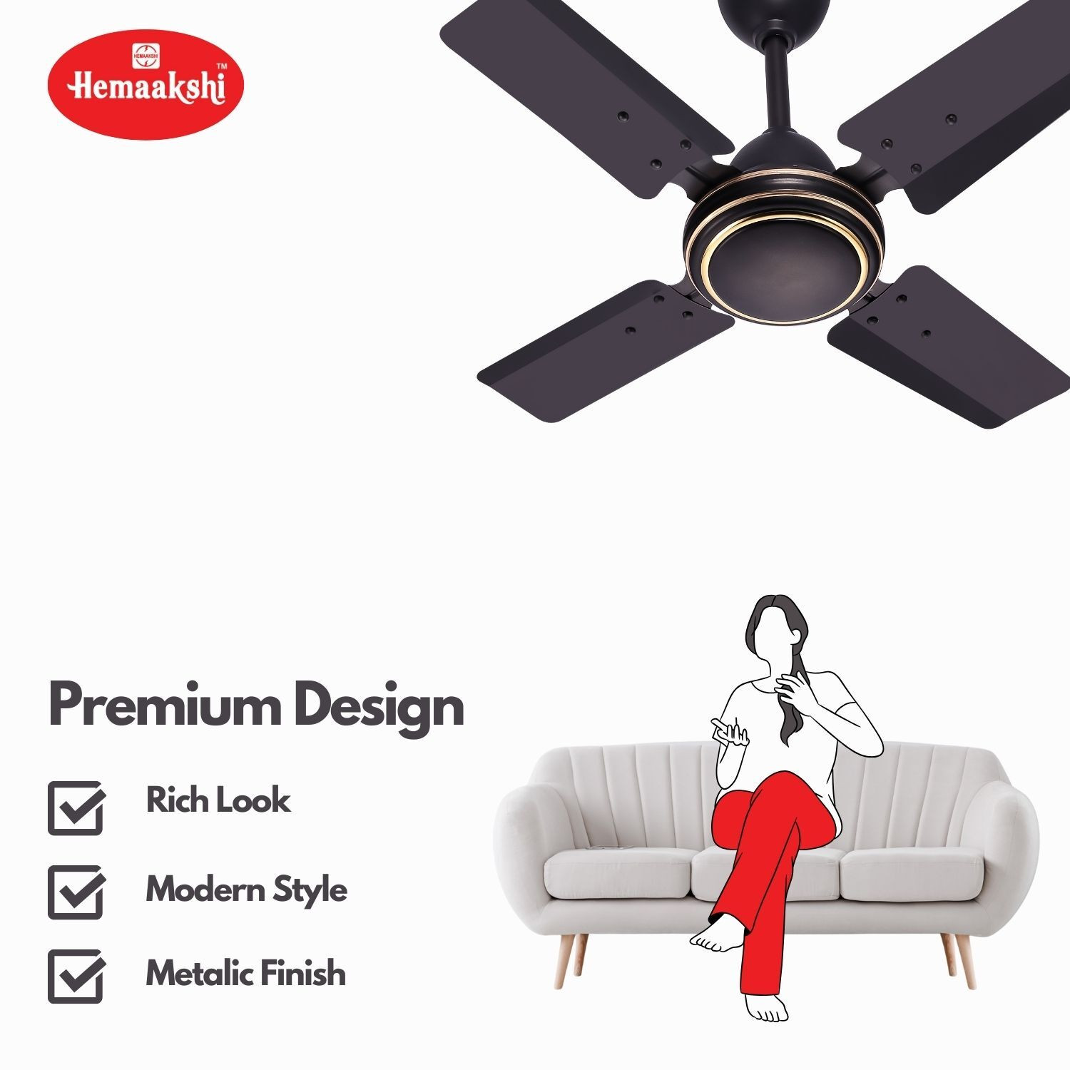 Image of HEMAAKSHI TB Fan 12 Inch-30 with 1 Year Warranty 300 mm Table Fan (Blue | Pack of 1)