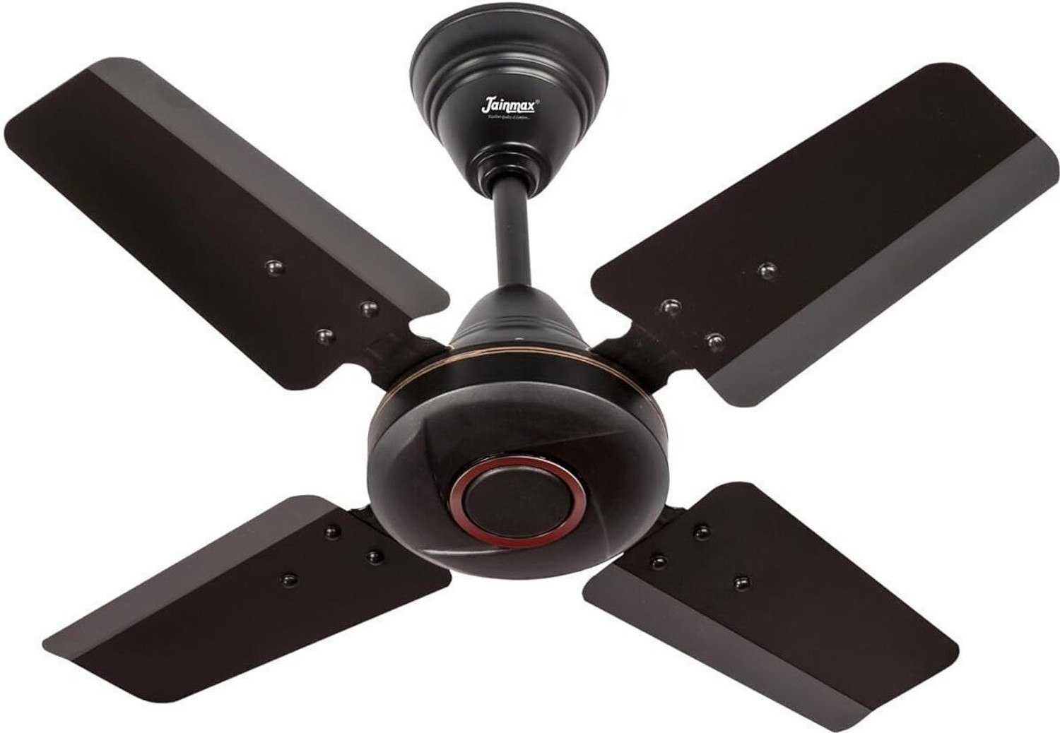 Image of Mannlite Modern Design Luxurious 52 inch Decorative Designer Fan for Home with Premium Finish with 12 Months Warranty BLDC Motor with Remote 1320 mm Ceiling Fan (Black | Pack of 1)