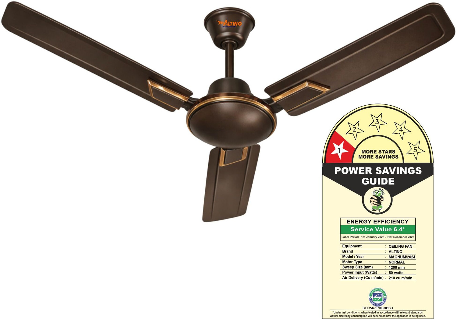 Image of bapasitaramnx 7 1200 mm Ceiling Fan (Multicolor | Pack of 1)