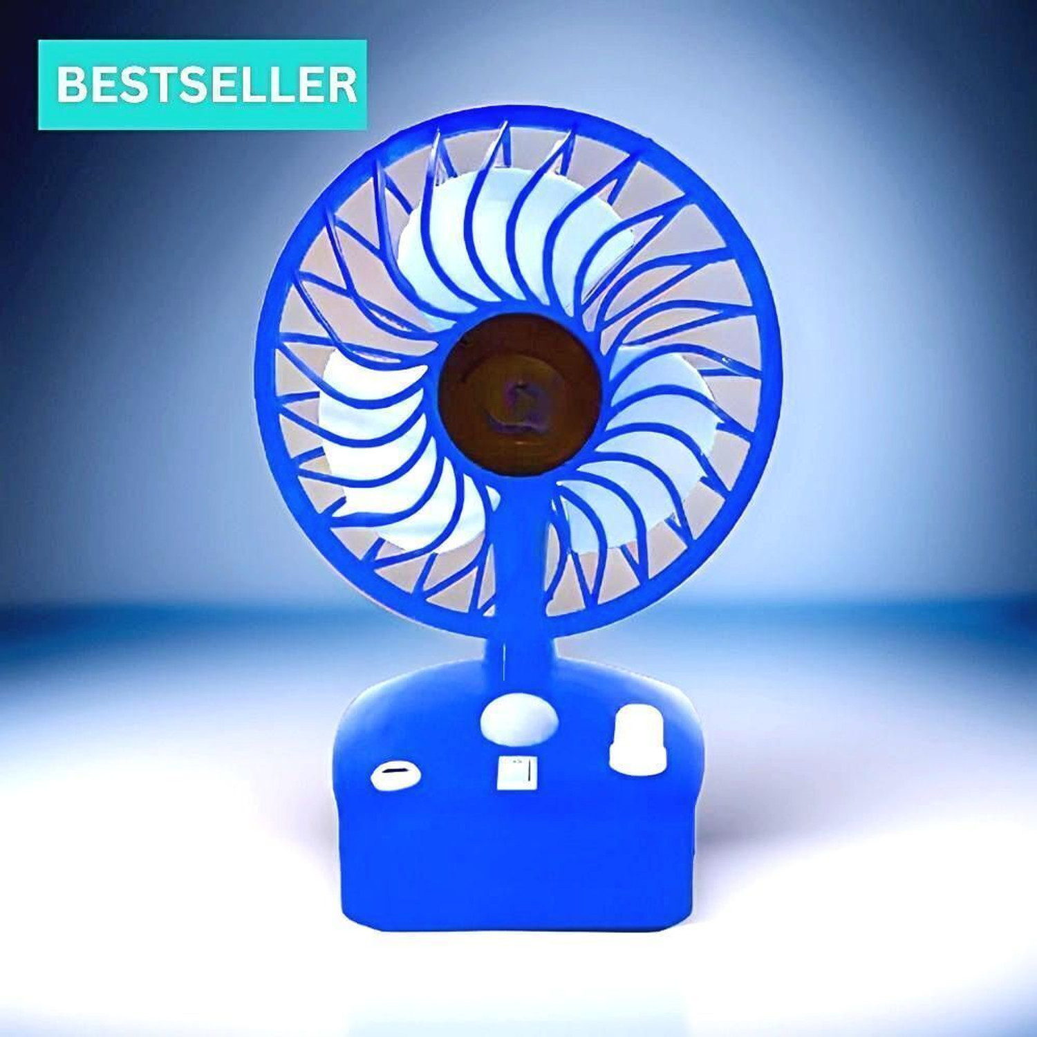 Image of HARIS STORE (Table Fan) TurboGale: Power-Packed Table Fan for Instant Cooling KY257 with 1 Year Warranty 1000 mm Table Fan (Multicolor | Pack of 1)