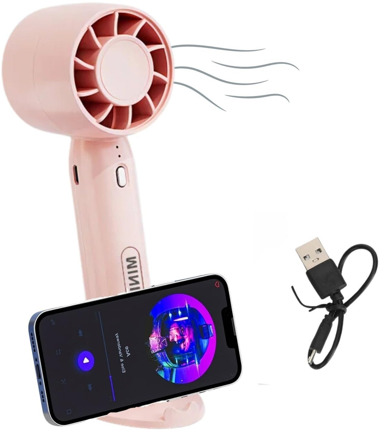 Image of Toxicology Mini Fan with 3 Months Warranty Ultra High Speed 4 mm Table Fan (White | Pack of 1)