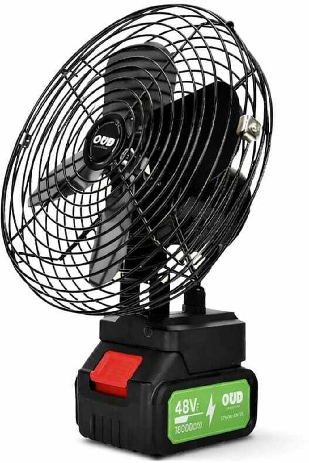 Image of SOLVEXIA USB Rechargeable Fan with Powerful LED Light Portable Desk Fan Personal Mini Fan Remote Controlled Table Fan (Multicolor | Pack of 1)