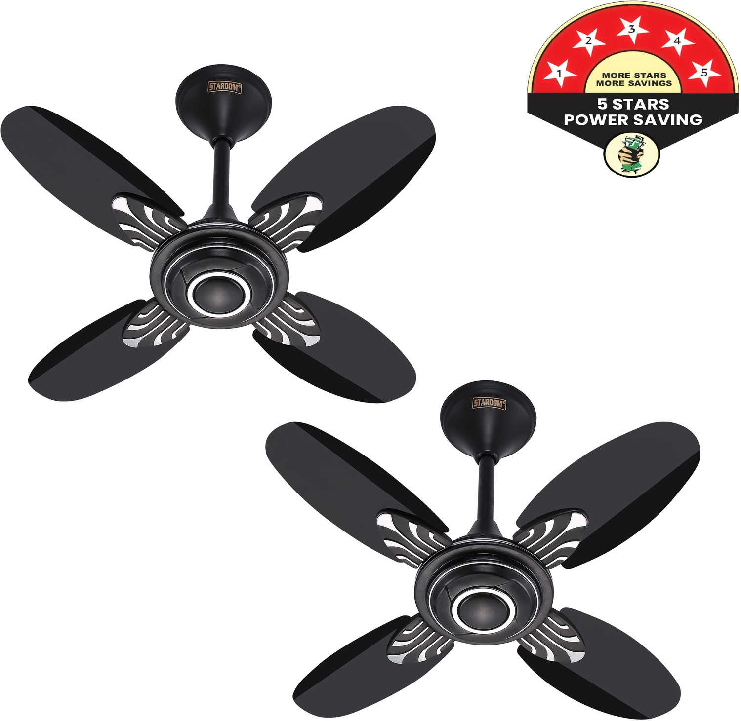 Image of THERMOCOOL Little | 600 RPM | Choco Brown | with 1 Year Warranty 900 mm Ceiling Fan (Choco Brown | Pack of 1)