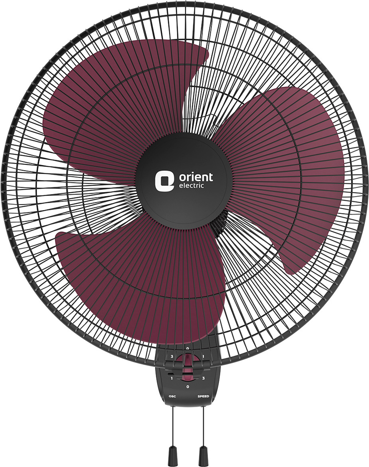 Image of Vinerov Turbo HS | 2000+ RPM | 90 Oscillation | Double Rope | Home, Office & Outdoor with 1 Year Warranty 400 mm Wall Fan (White | Pack of 1)