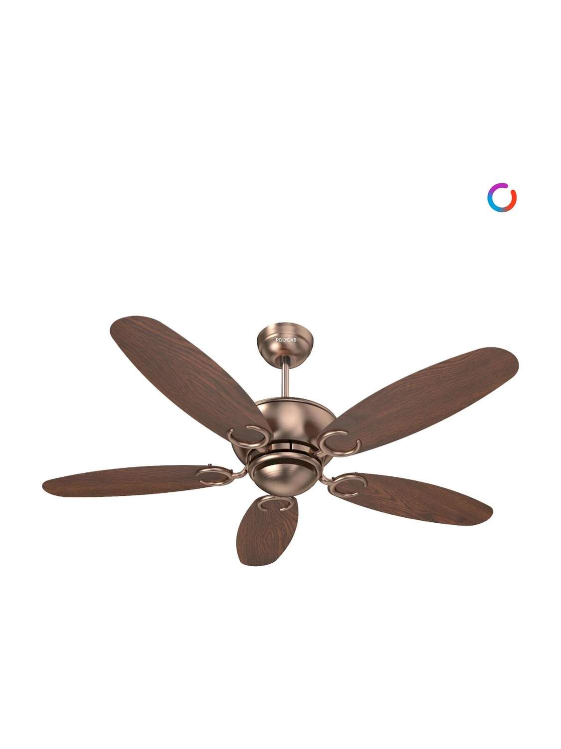 Polycab Superia SP04 BLDC 1200mm Ceiling Fan with Remote,3 Star(Copper Rosewood) with 1 Year Warranty Remote Controlled 1200 mm Ceiling Fan