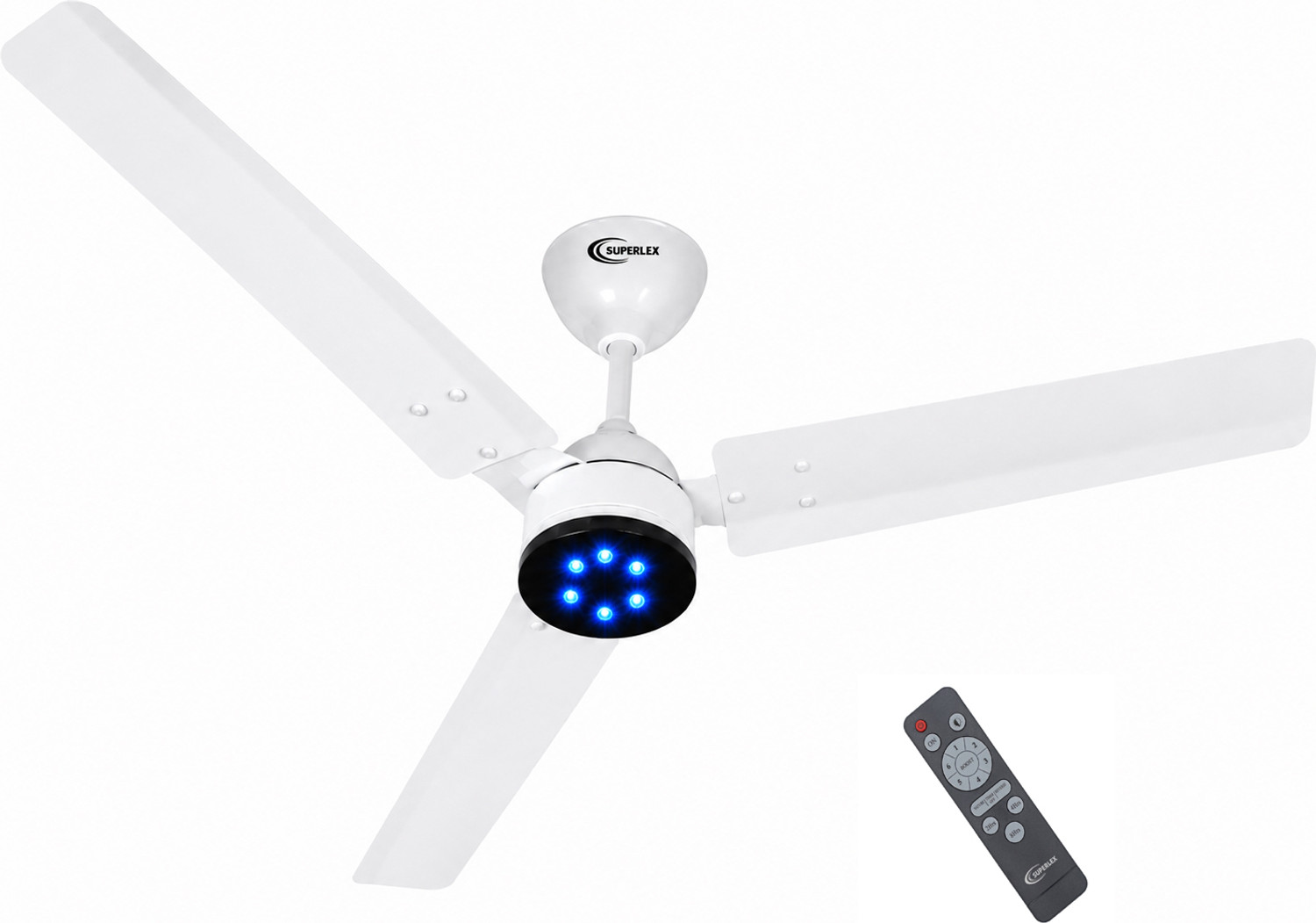 Image of SUPERLEX Bolt 12 Inch with 1 Year Warranty Ultra High Speed 300 mm Table Fan (Grey | Pack of 1)