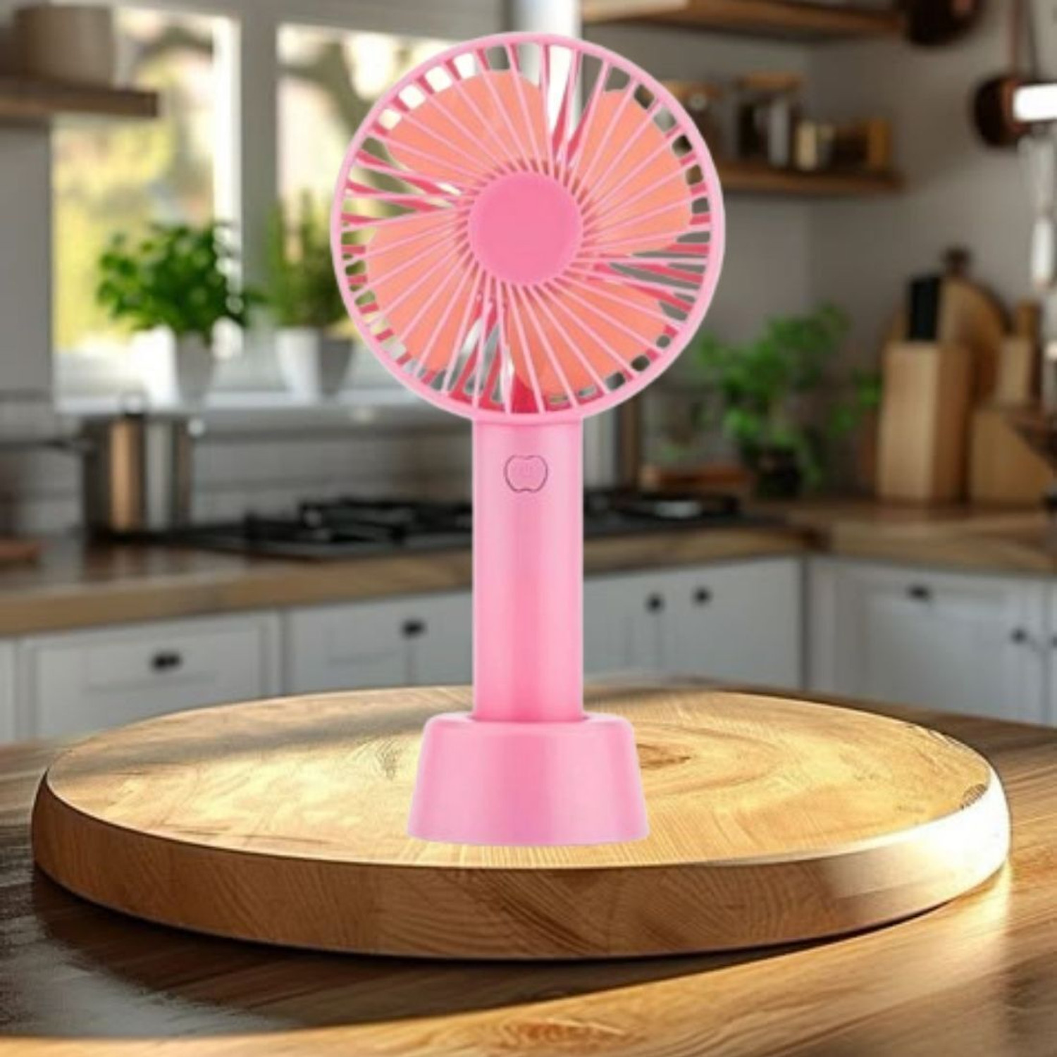 Image of Radhe Summer Fan (Portable Hand Fan) with Rechargeable For Home /Office /TravelE369 with 1 Year Warranty 1000 mm Pedestal Fan (3 Star | Multicolor | Pack of 1)