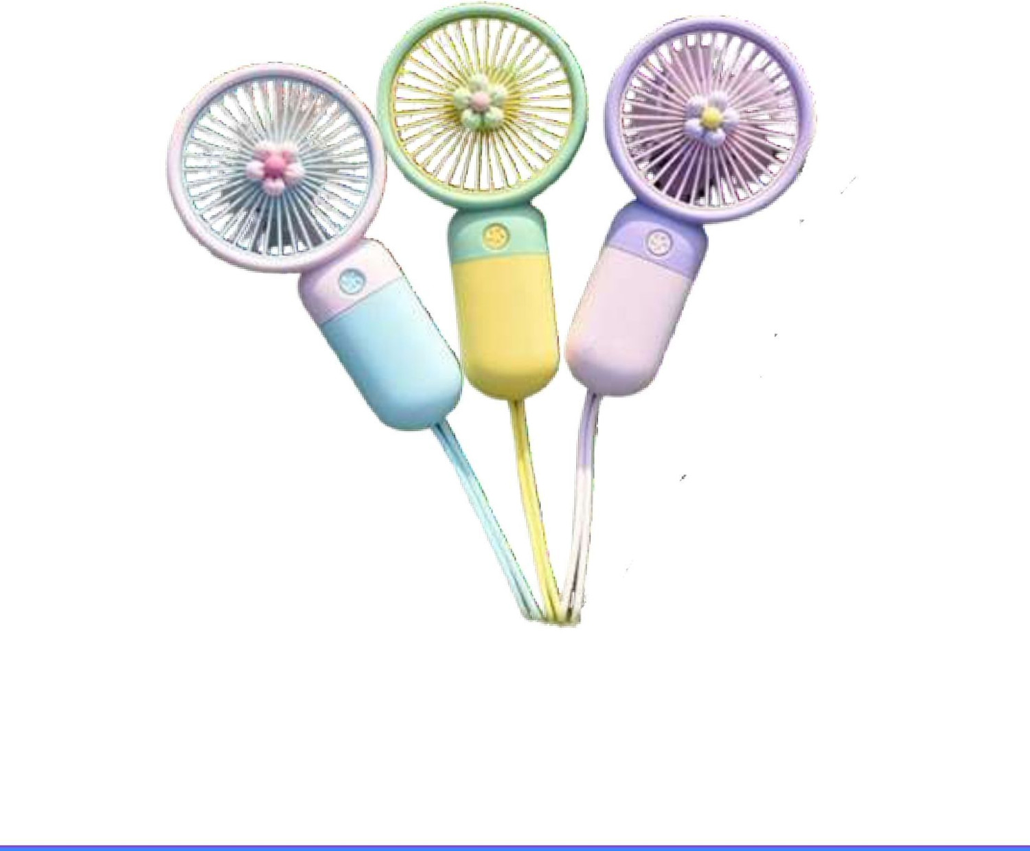 Image of Radhe High Speed Rechargeable Table Fan with LED Light For Office Desk, Home 308 Ultra High Speed 1400 mm Table Fan (5 Star | Multicolor | Pack of 1)