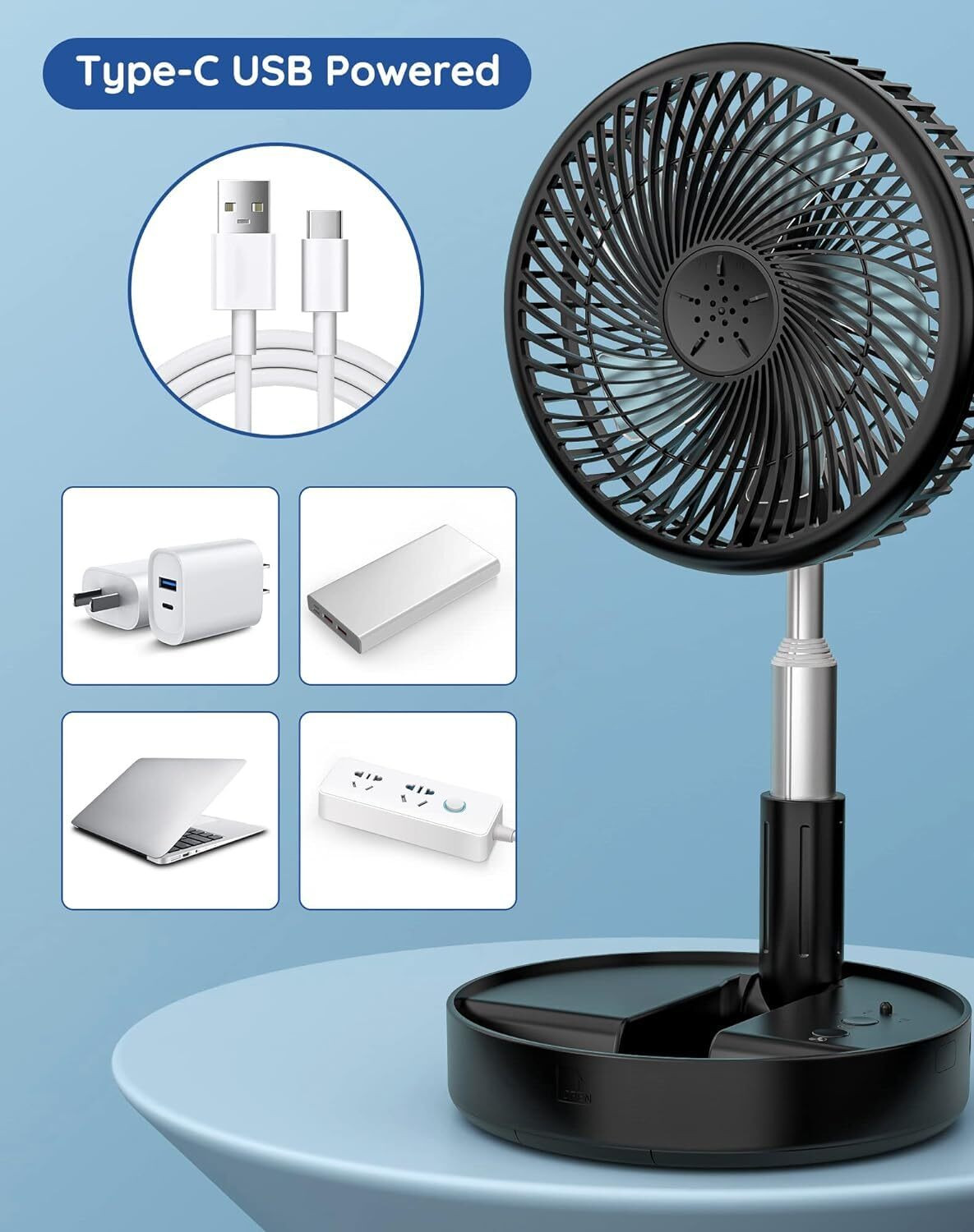 Image of TERFRIZ 01 Anti Dust 190 mm Table Fan (5 Star | MULTICOLOUR | Pack of 1)