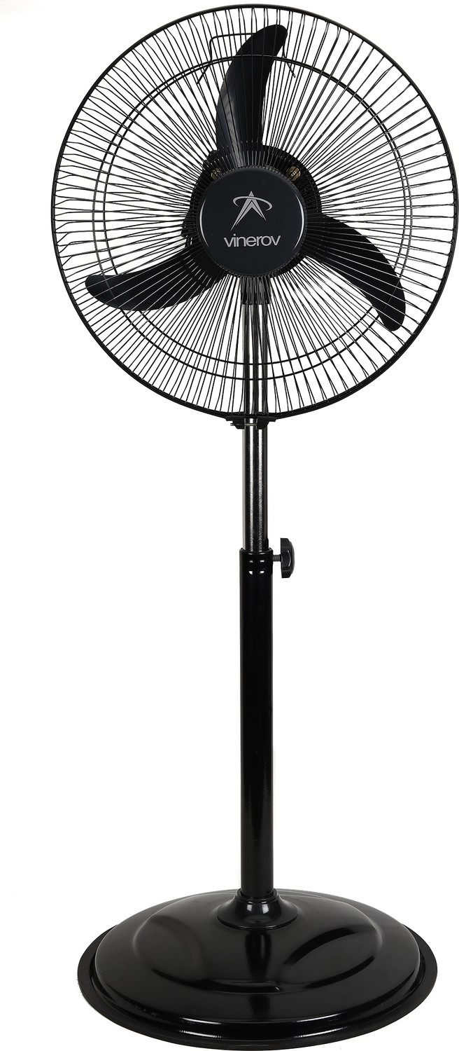 Image of MIDAS ELECTRONICS ME-MR-PF-HS-400 with 24 Months Warranty High Air Delivery 400 mm Pedestal Fan (4 Star | WHITE | Pack of 1)