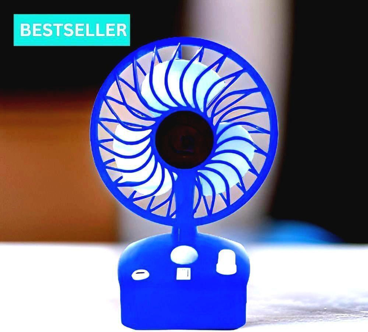Image of HARIS STORE (Table Fan) TurboGale: Power-Packed Table Fan for Instant Cooling KY257 with 1 Year Warranty 1000 mm Table Fan (Multicolor | Pack of 1)