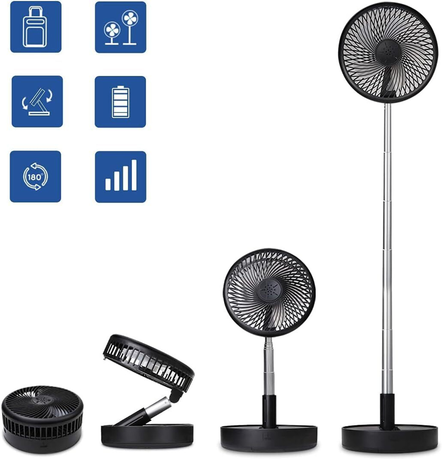 Image of TERFRIZ 01 Anti Dust 190 mm Table Fan (5 Star | MULTICOLOUR | Pack of 1)