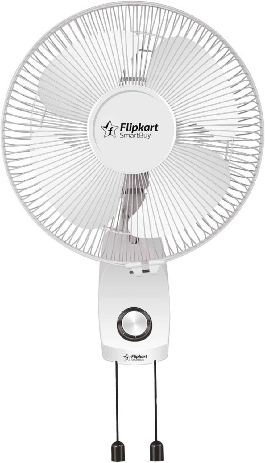 Image of Vinerov Turbo HS | 2000+ RPM | 90 Oscillation | Double Rope | Home, Office & Outdoor with 1 Year Warranty 400 mm Wall Fan (White | Pack of 1)