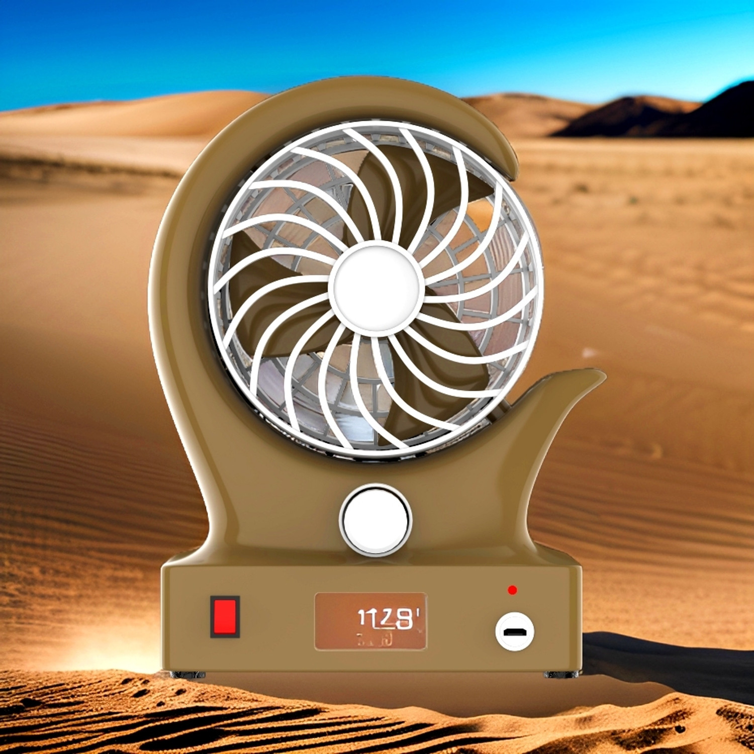 Image of PARADISEECOM (Table Fan) TurboGale: Power-Packed Table Fan for Instant Cooling RF418 with 1 Year Warranty 1000 mm Table Fan (Multicolor | Pack of 1)