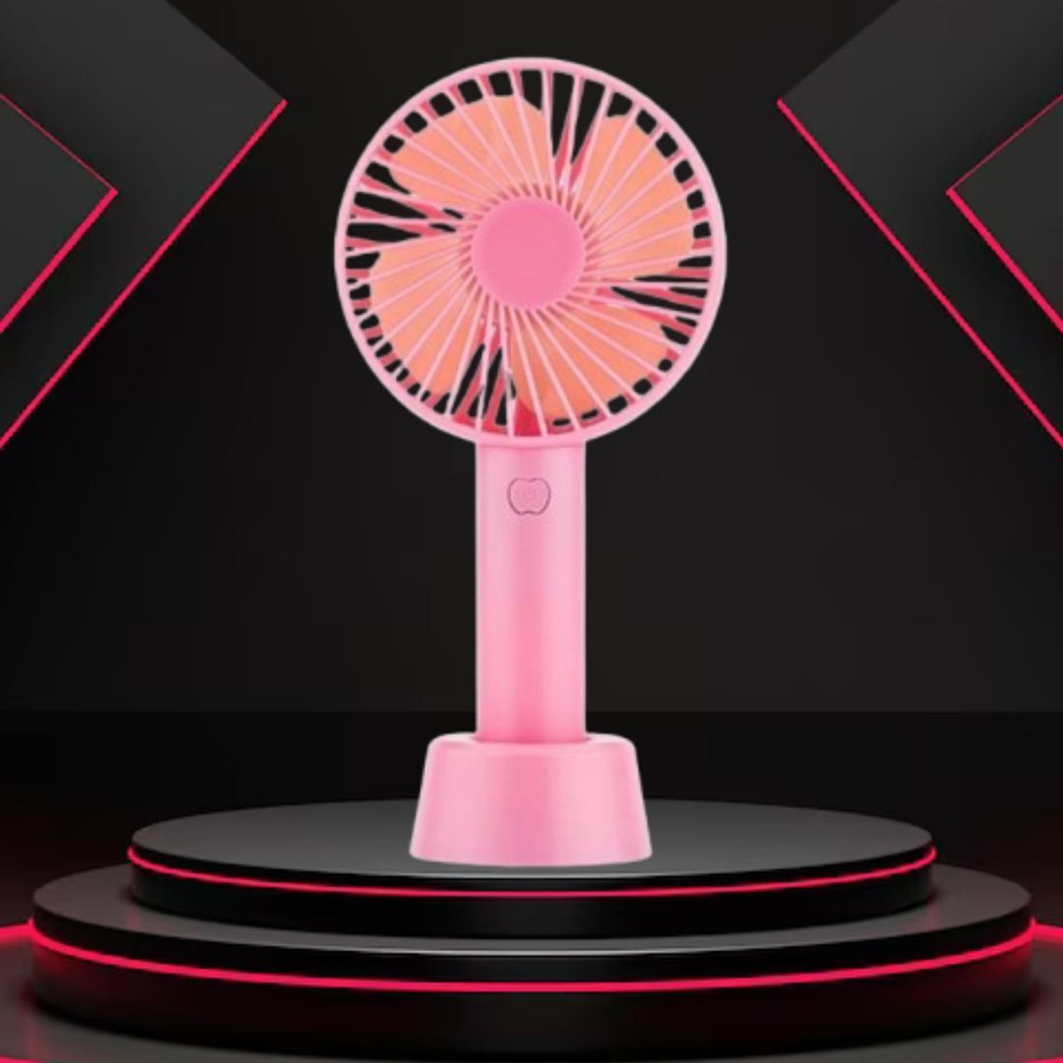 Image of sharda Enterprises Summer Fan (Portable Hand Fan) with Rechargeable For Home /Office /TravelK180 with 1 Year Warranty 1000 mm Pedestal Fan (3 Star | Multicolor | Pack of 1)