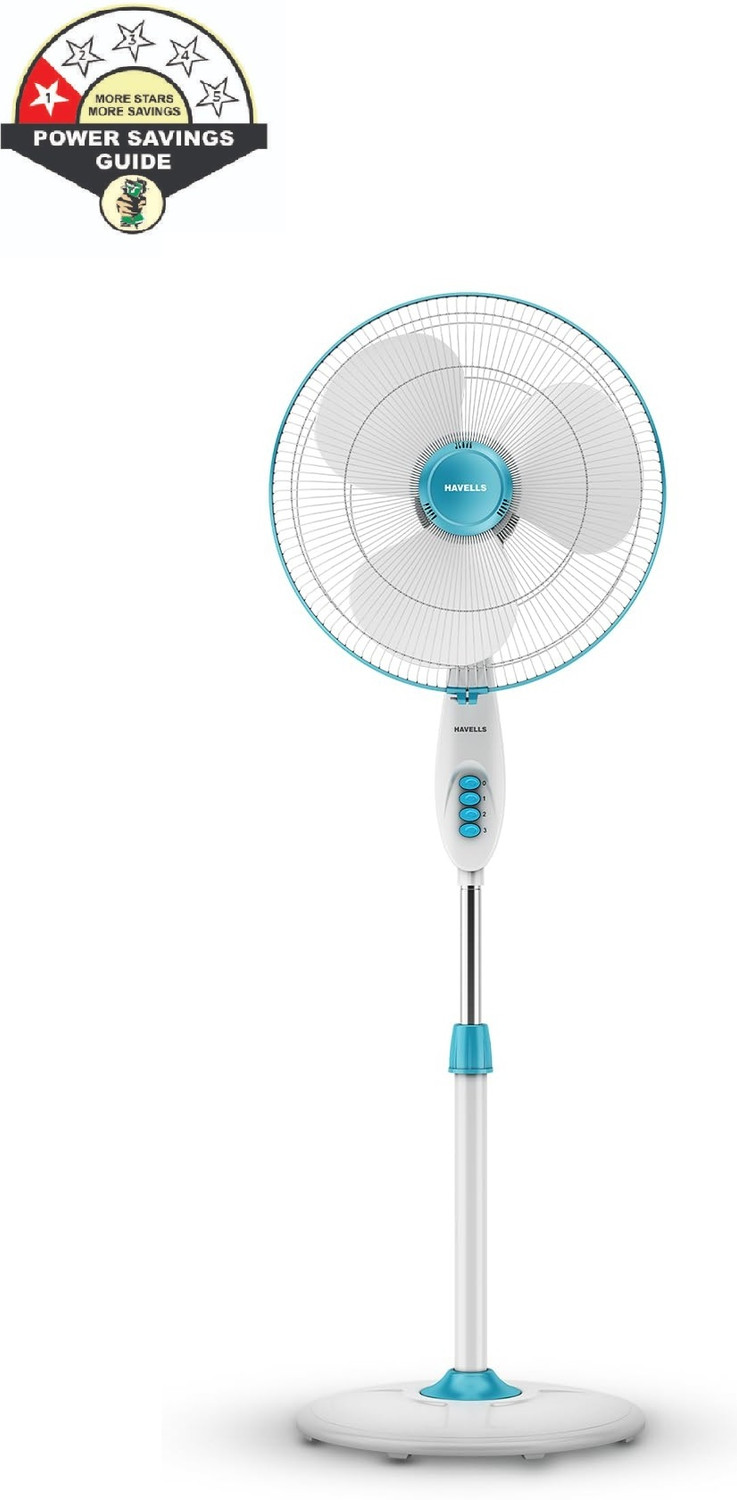 Image of HAVELLS MARVEL with 2 Year Warranty Ultra High Speed 400 mm Pedestal Fan (YELLOW | Pack of 1)
