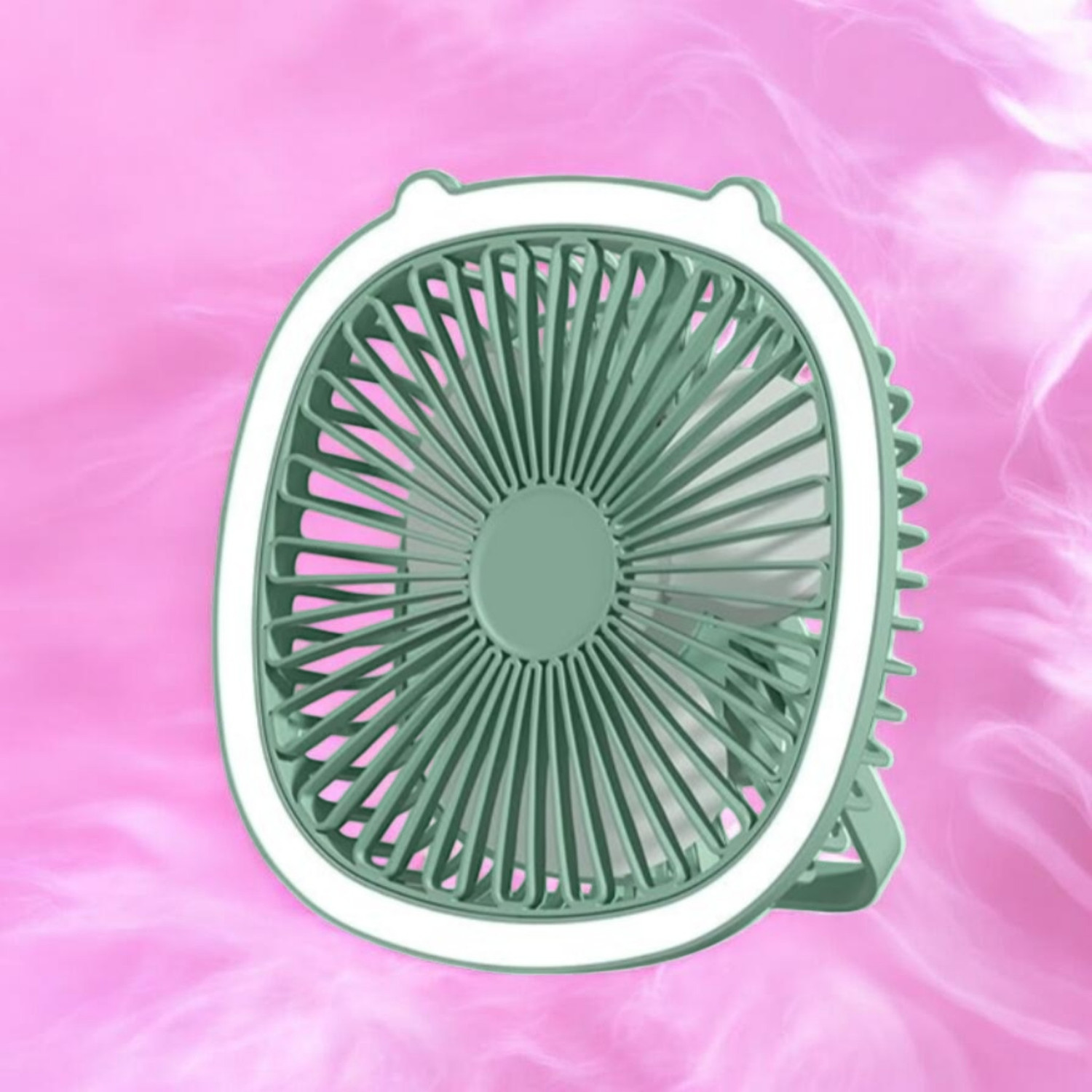 Image of DAKSHWAY High Speed Rechargeable Table Fan with LED Light For Office Desk, Home F3618 Ultra High Speed 1400 mm Table Fan (5 Star | Multicolor | Pack of 1)