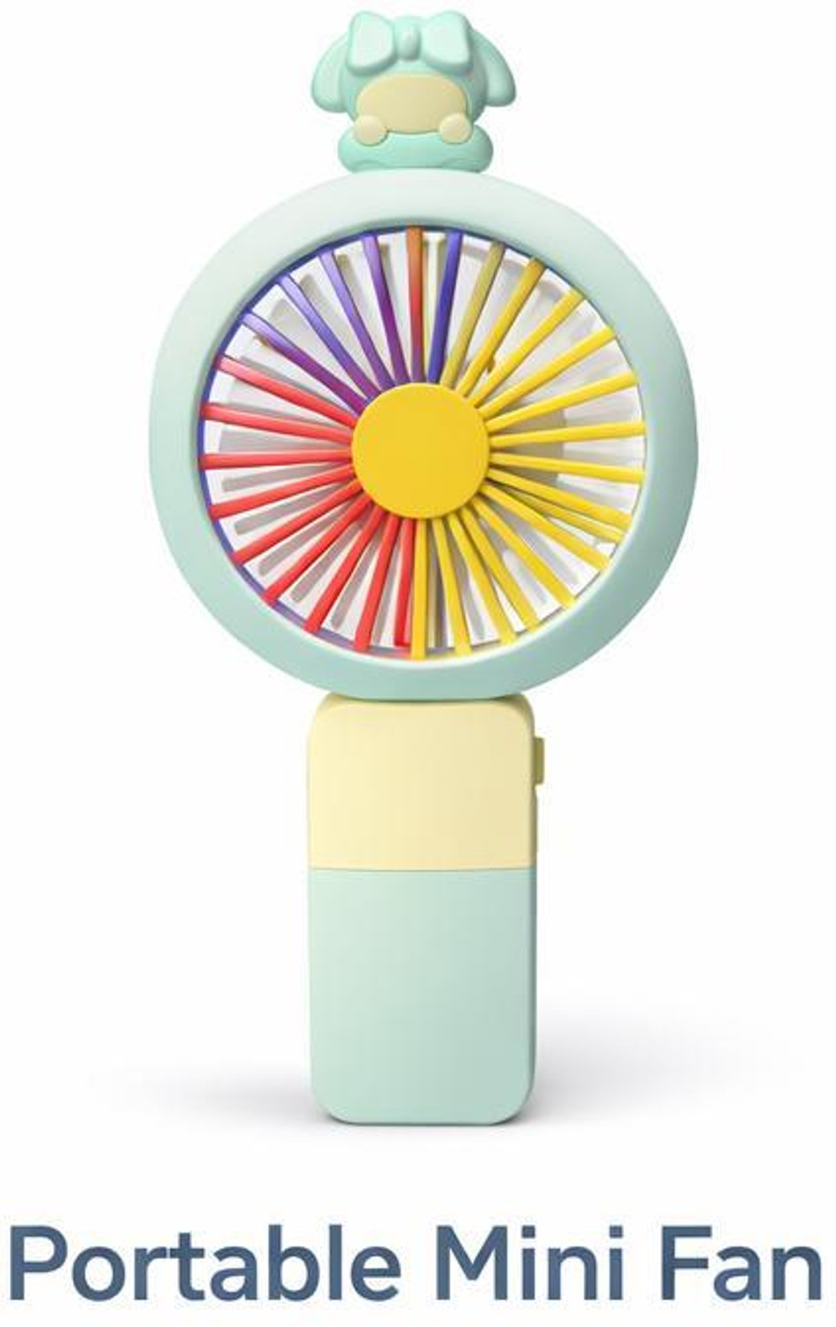 Image of KARMIVA Portable Clip On Fan Battery Operated 6 Inch USB Table Fan 3 Speed 150 mm with 12 Months Warranty High Air Delivery, BLDC Motor, Ultra High Speed, Energy Saving 150 mm Table Fan (Multicolor | Pack of 1)