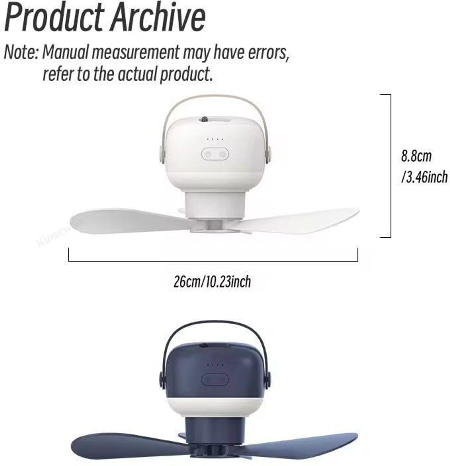 Image of SJENTERPRISE0 PORTABLE FAN with 1 Year Warranty Anti Dust, With LED Indicators, Ultra High Speed, BLDC with Remote and Regulator 500 mm Ceiling Fan (3 Star | WHITE | Pack of 1)