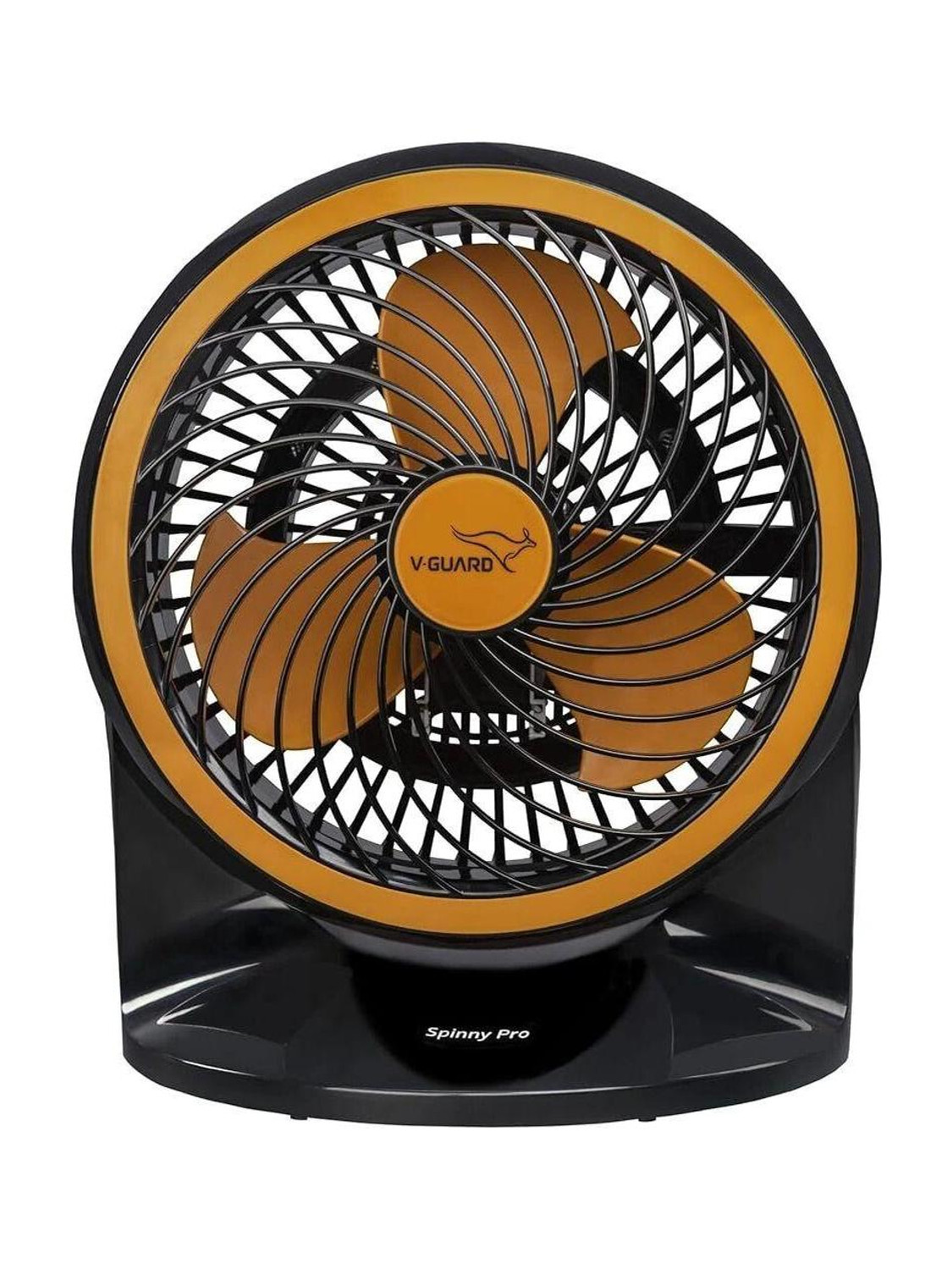 V-Guard Spinny Pro 180mm Table Fan (Orange Black) - Image 1