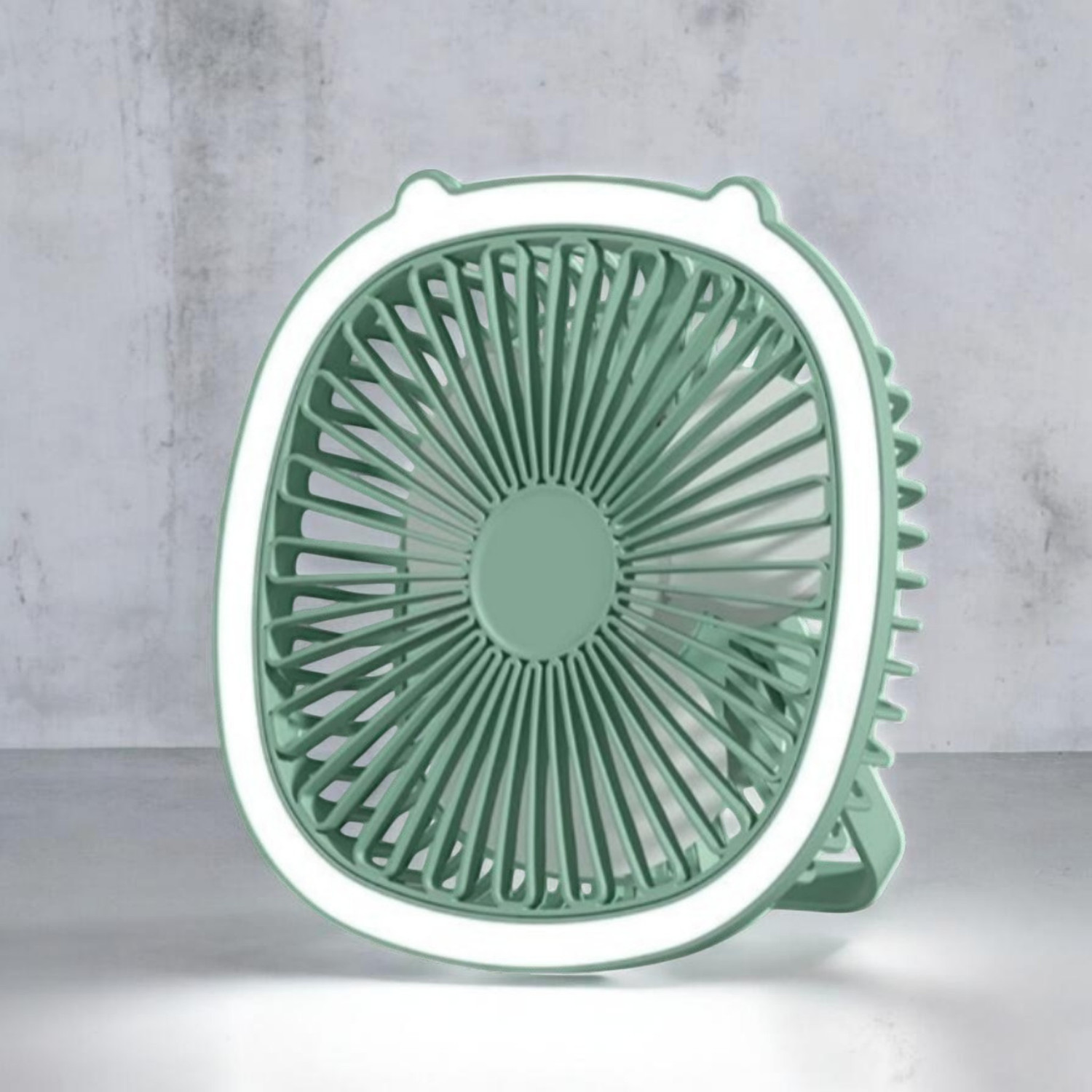 Image of Gatushop High Speed Rechargeable Table Fan with LED Light For Office Desk, Home F3526 Ultra High Speed 1400 mm Table Fan (5 Star | Multicolor | Pack of 1)
