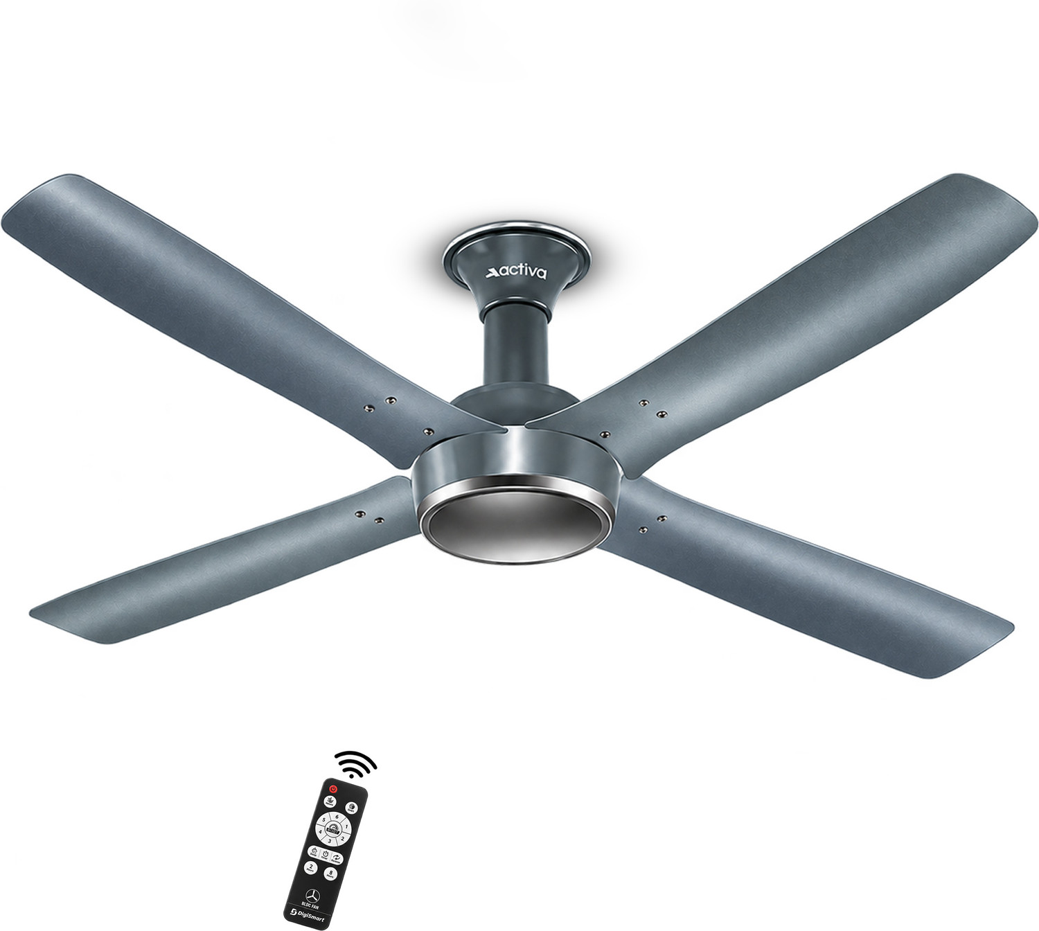 ACTIVA Tornado with 5 Year Warranty BLDC Motor with Remote, Energy Saving, High Air Delivery, Ultra High Speed, Underlight 1200 mm Ceiling Fan