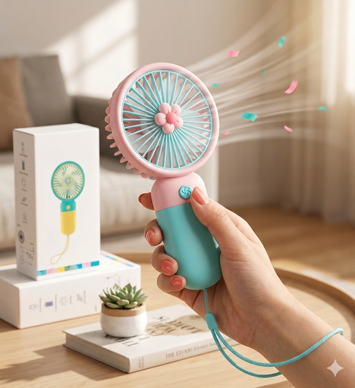 Image of TERFRIZ 01 Anti Dust 190 mm Table Fan (5 Star | MULTICOLOUR | Pack of 1)