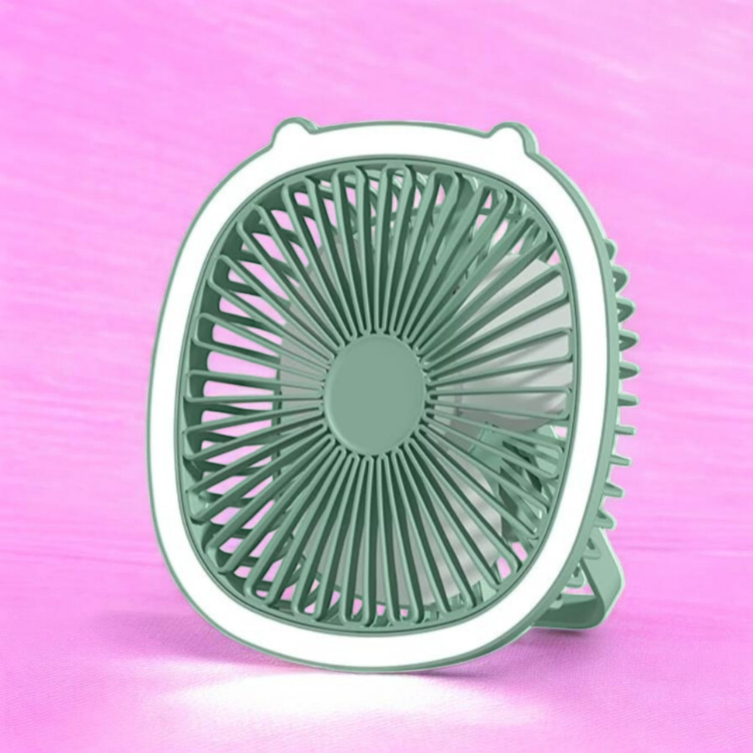 Image of DAKSHWAY High Speed Rechargeable Table Fan with LED Light For Office Desk, Home F3588 Ultra High Speed 1400 mm Table Fan (5 Star | Multicolor | Pack of 1)