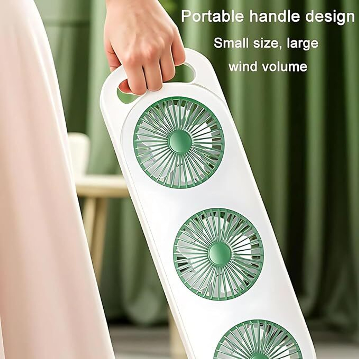 Image of SJENTERPRISE0 PORTABLE FAN with 1 Year Warranty Anti Dust, With LED Indicators, Ultra High Speed, BLDC with Remote and Regulator 500 mm Ceiling Fan (3 Star | WHITE | Pack of 1)