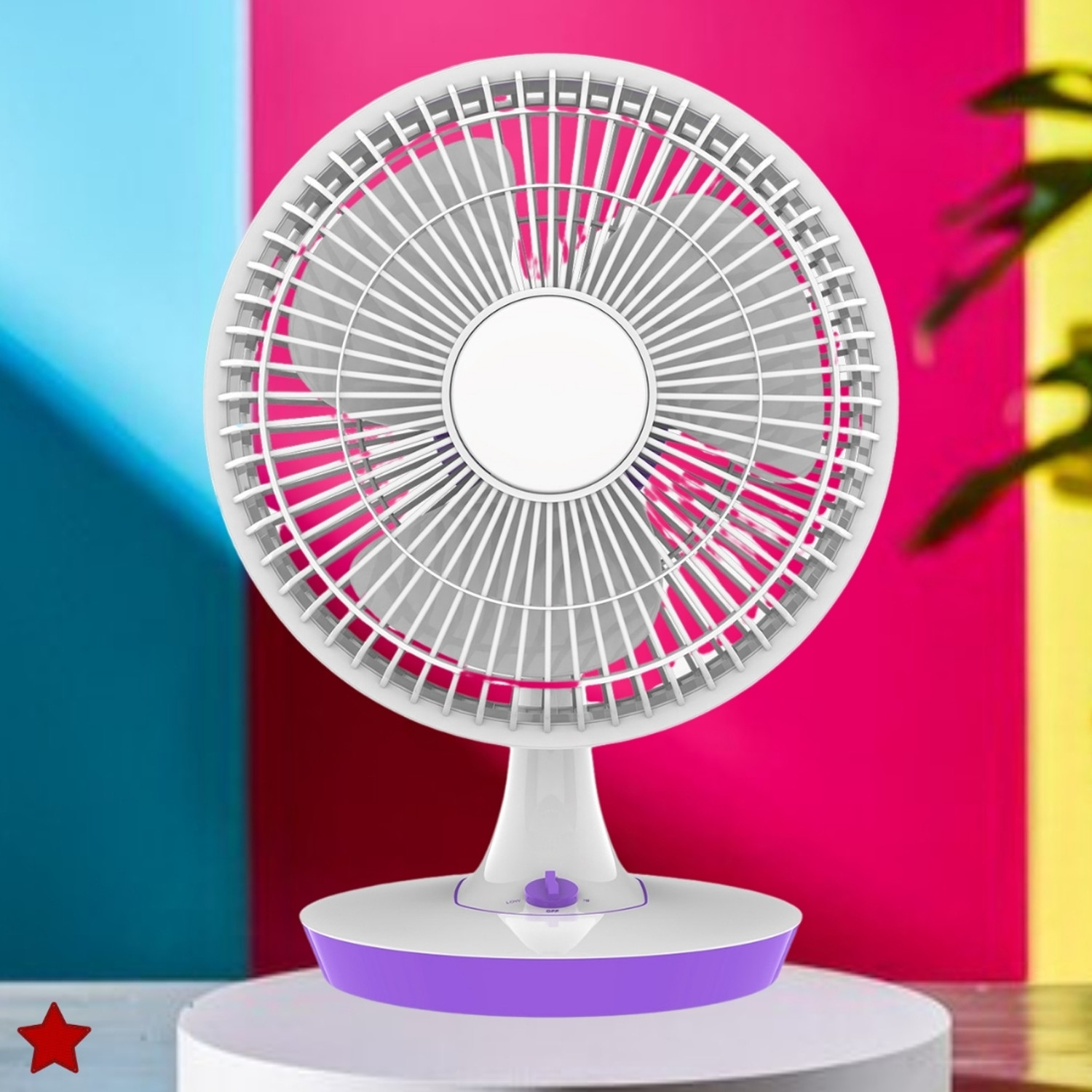 Image of XORQO TECH 600 ml Room /Personal Air Cooler (Green, Portable Air Cooler Mini AC Fan with LED Timer Spray & Speed Modes)